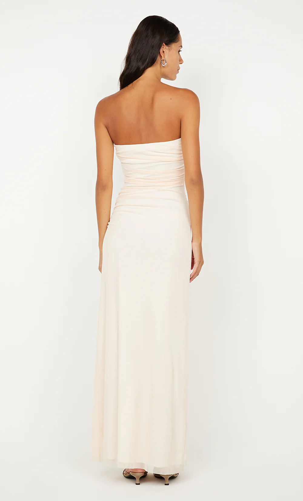 ALARA STRAPLESS DRESS - PEACH - Image 5