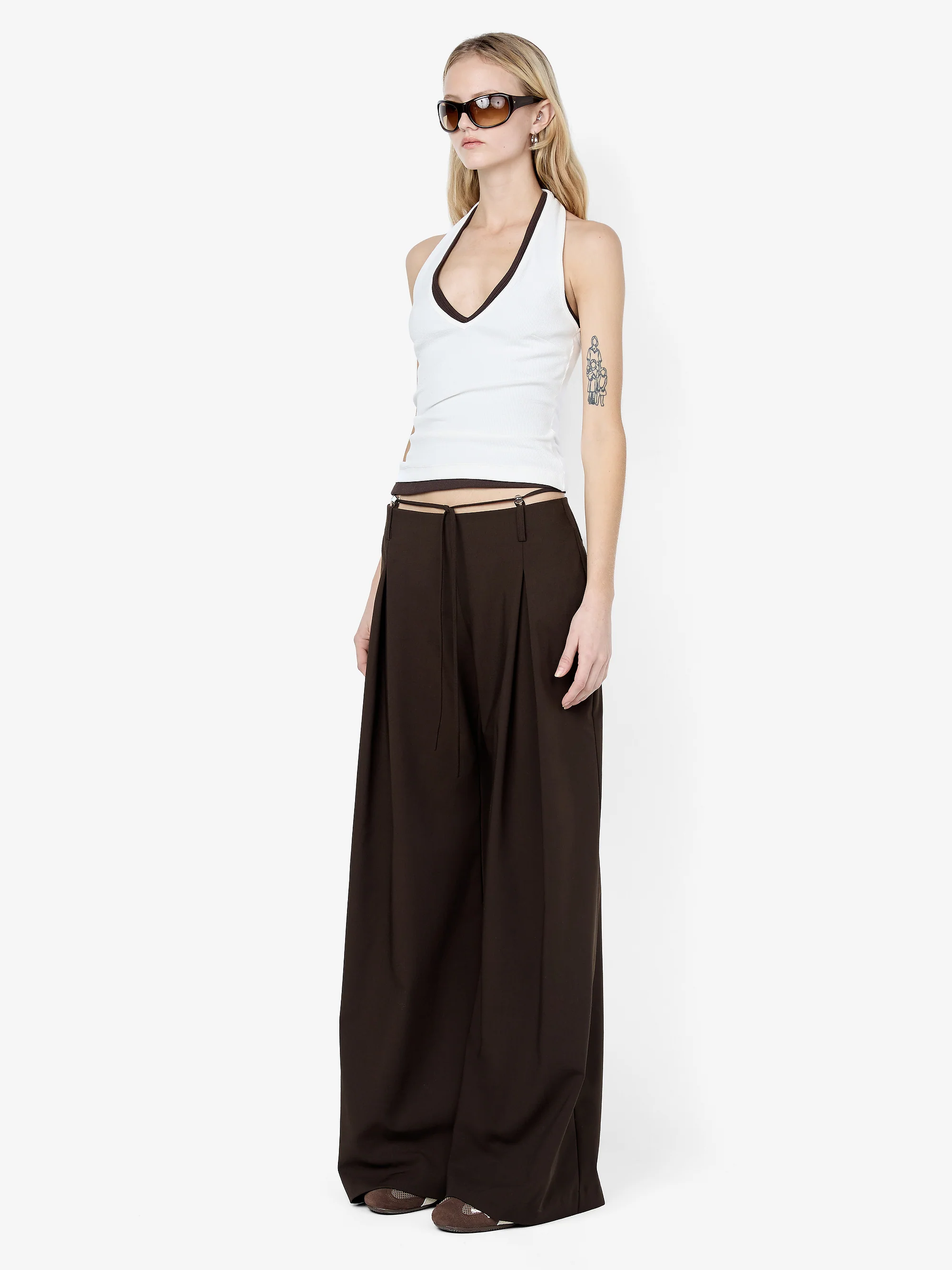 ALBI BEADED PANT - ESPRESSO - Image 3