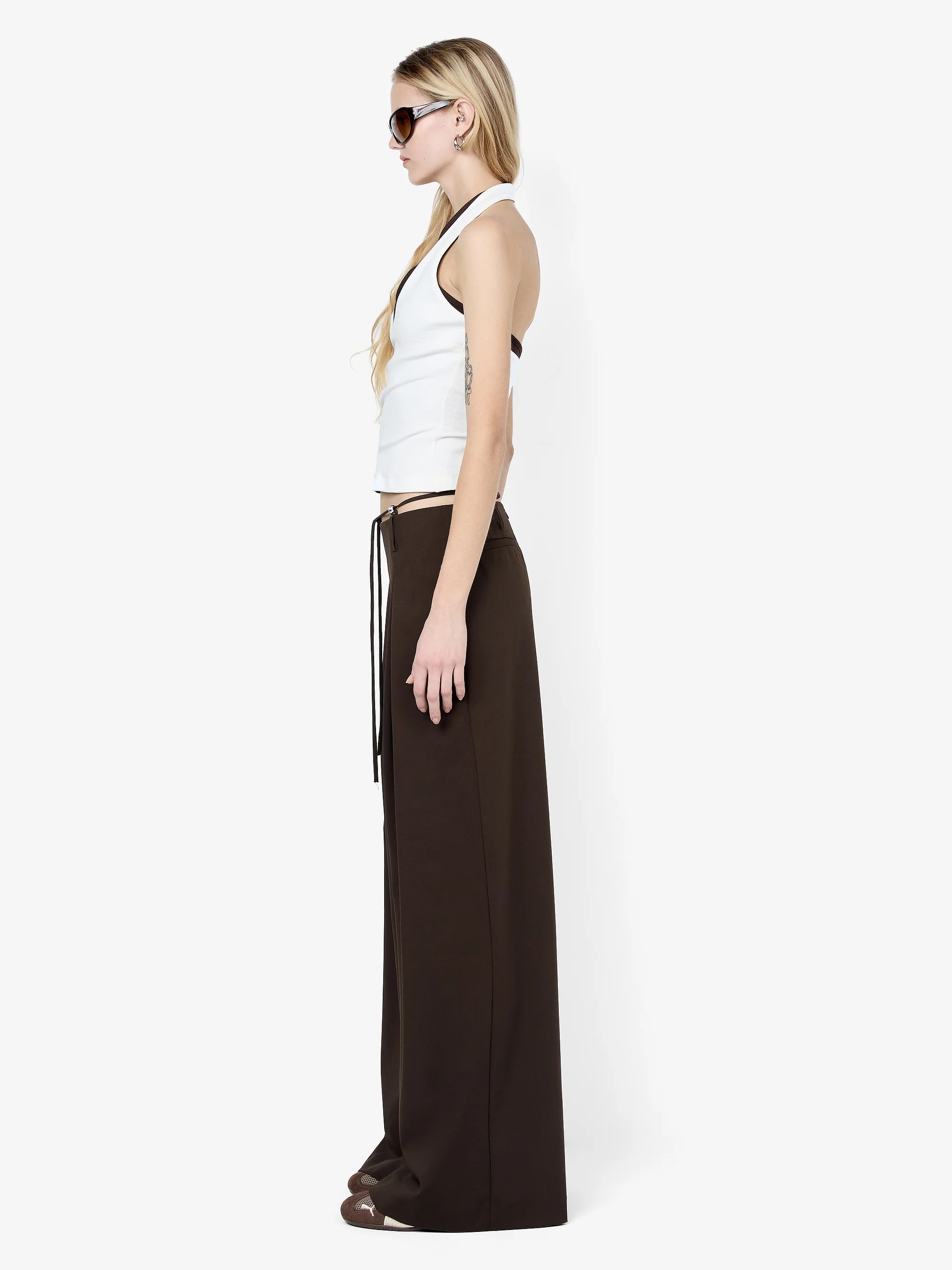 ALBI BEADED PANT - ESPRESSO - Image 4