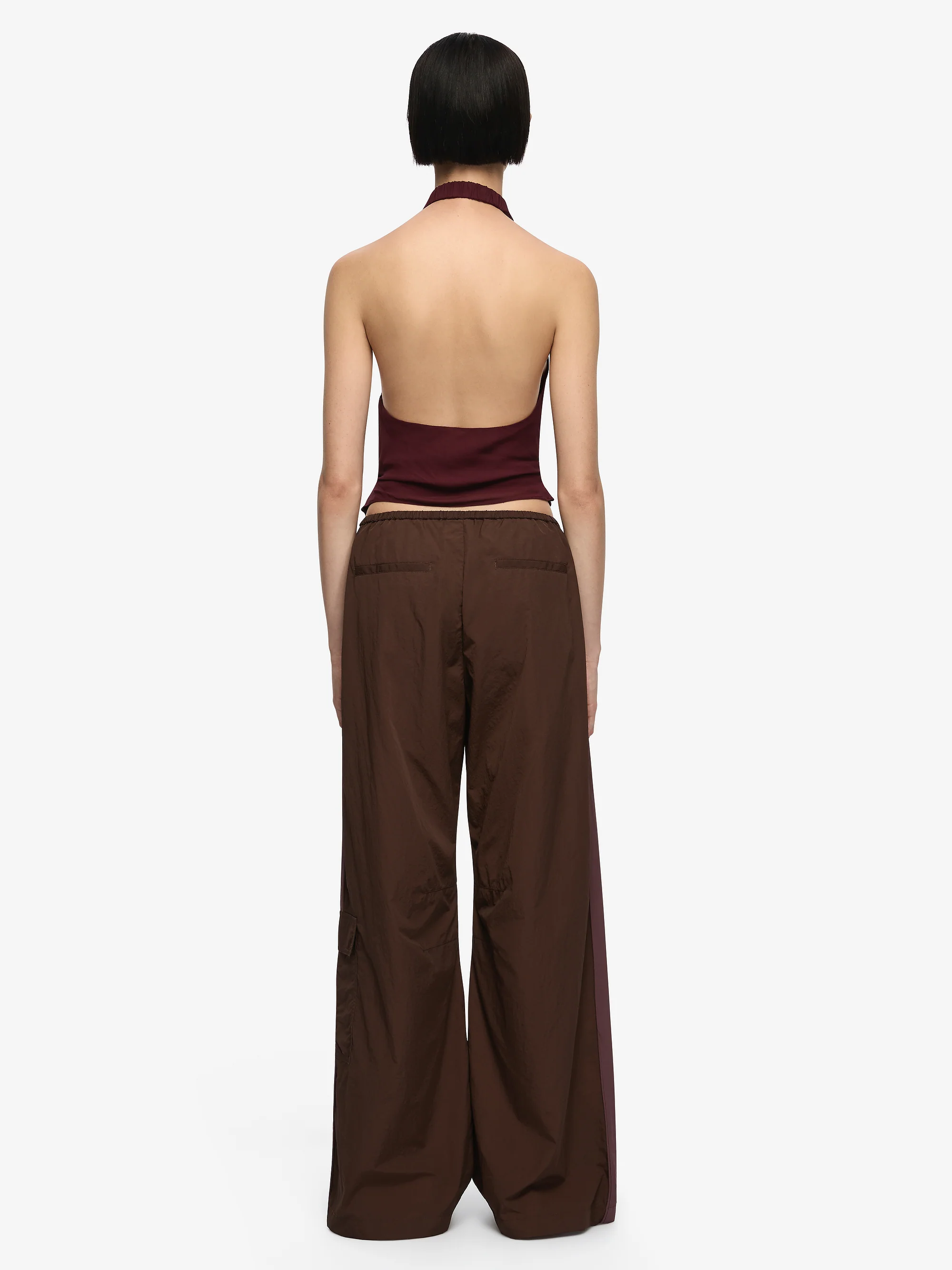AMANDA HALTER TOP - RAISIN - Image 3