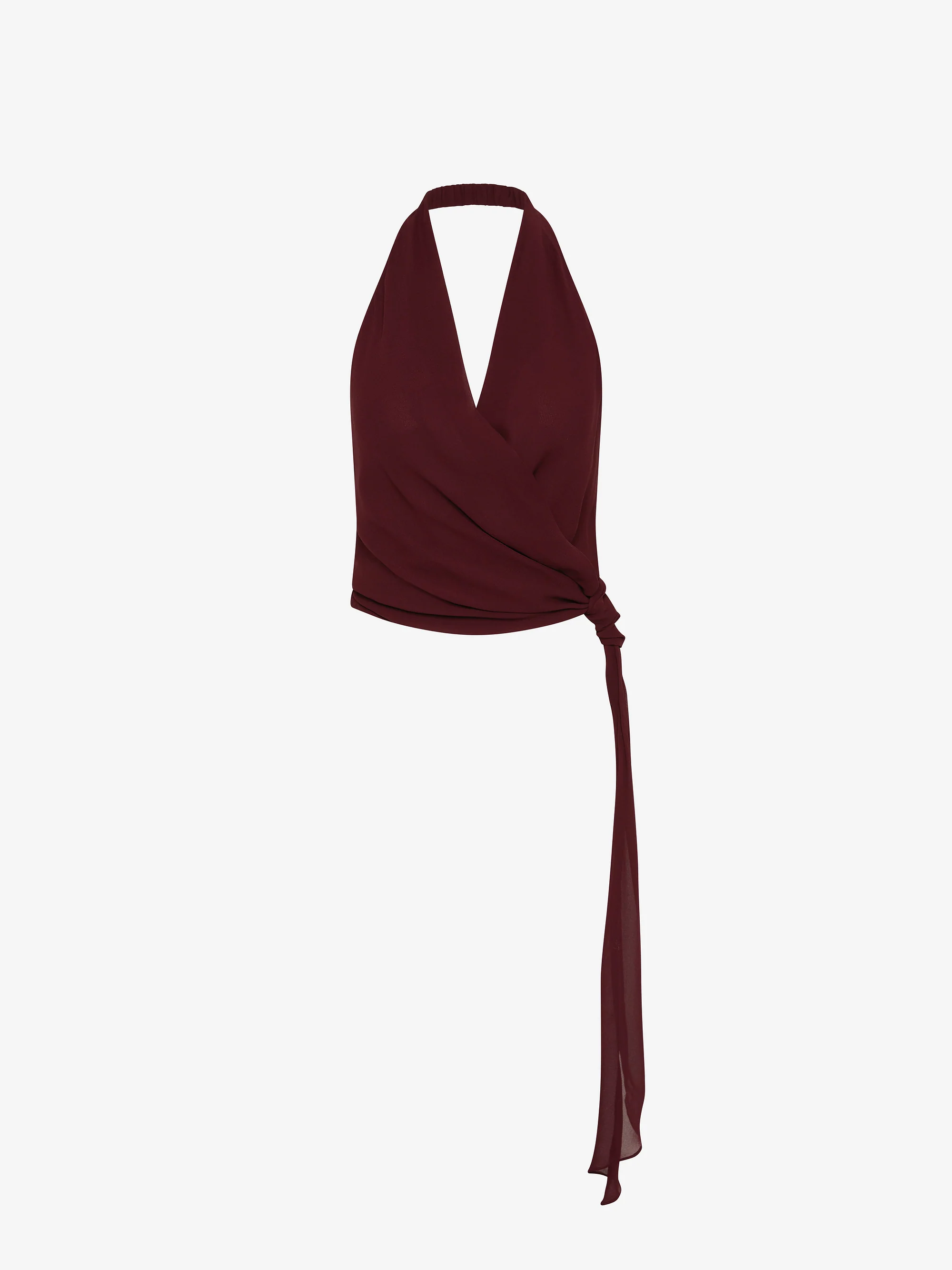 AMANDA HALTER TOP - RAISIN - Image 4