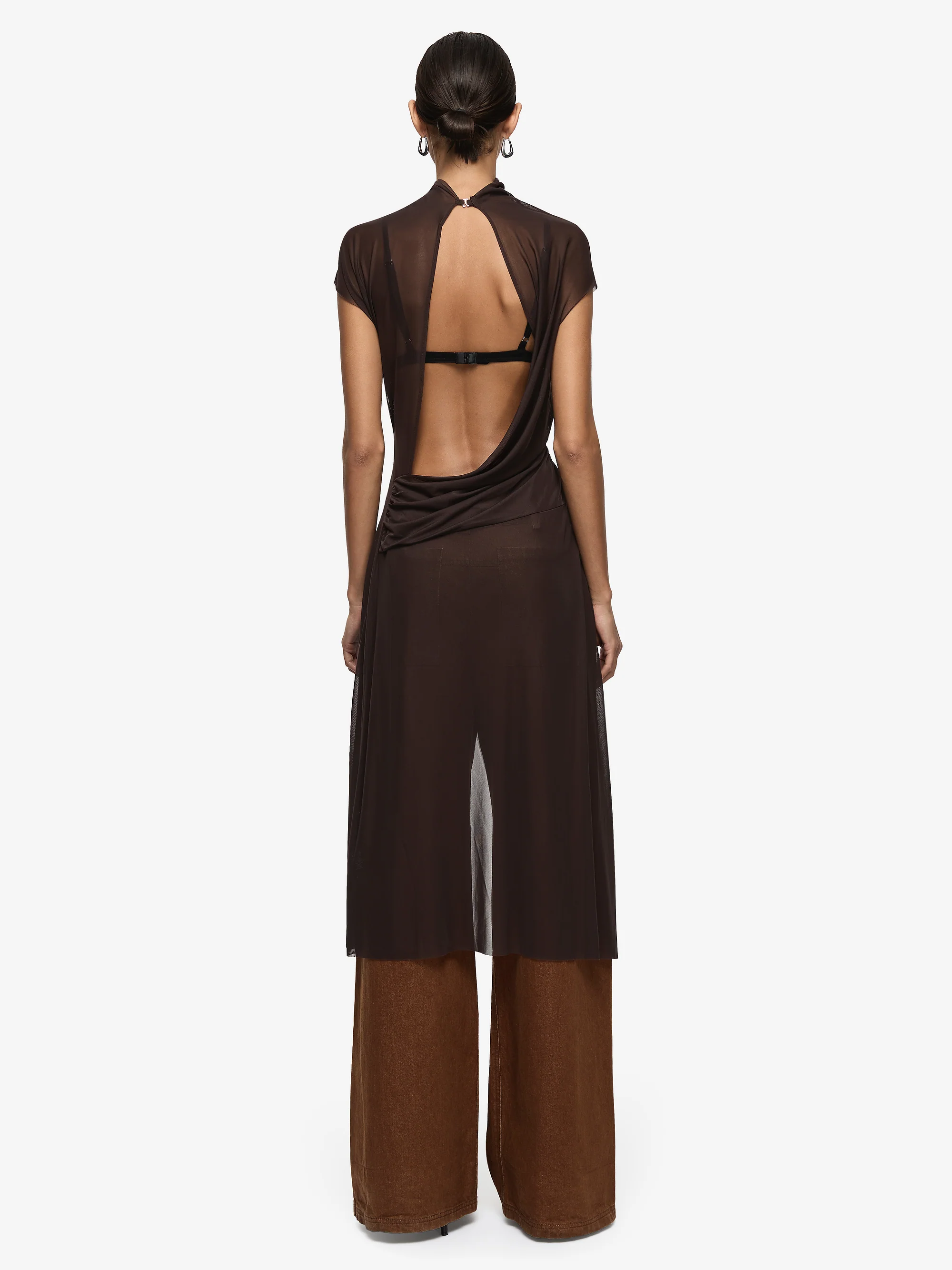ANISTA DENIM PANT - COGNAC - Image 5