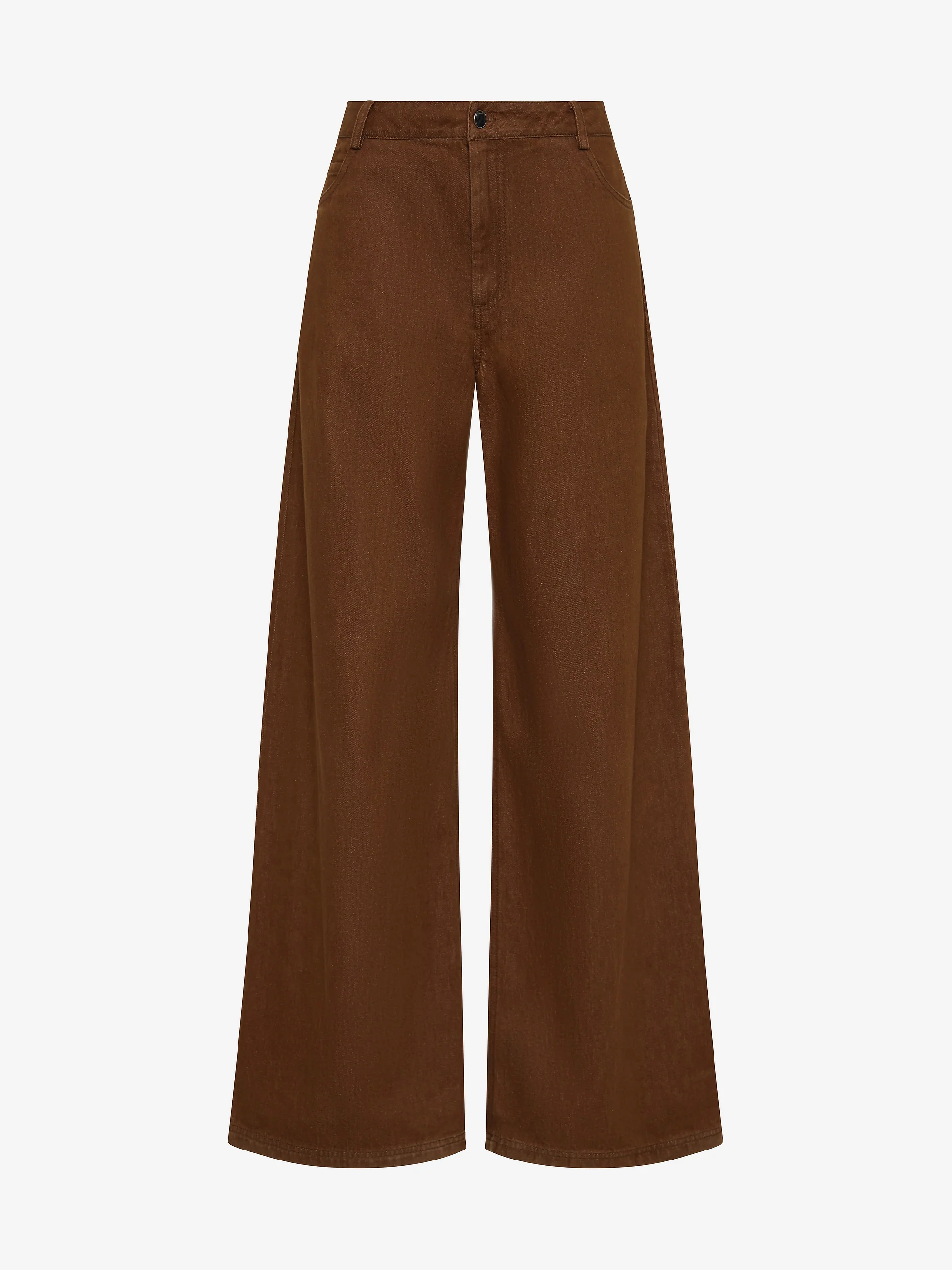 ANISTA DENIM PANT - COGNAC - Image 6