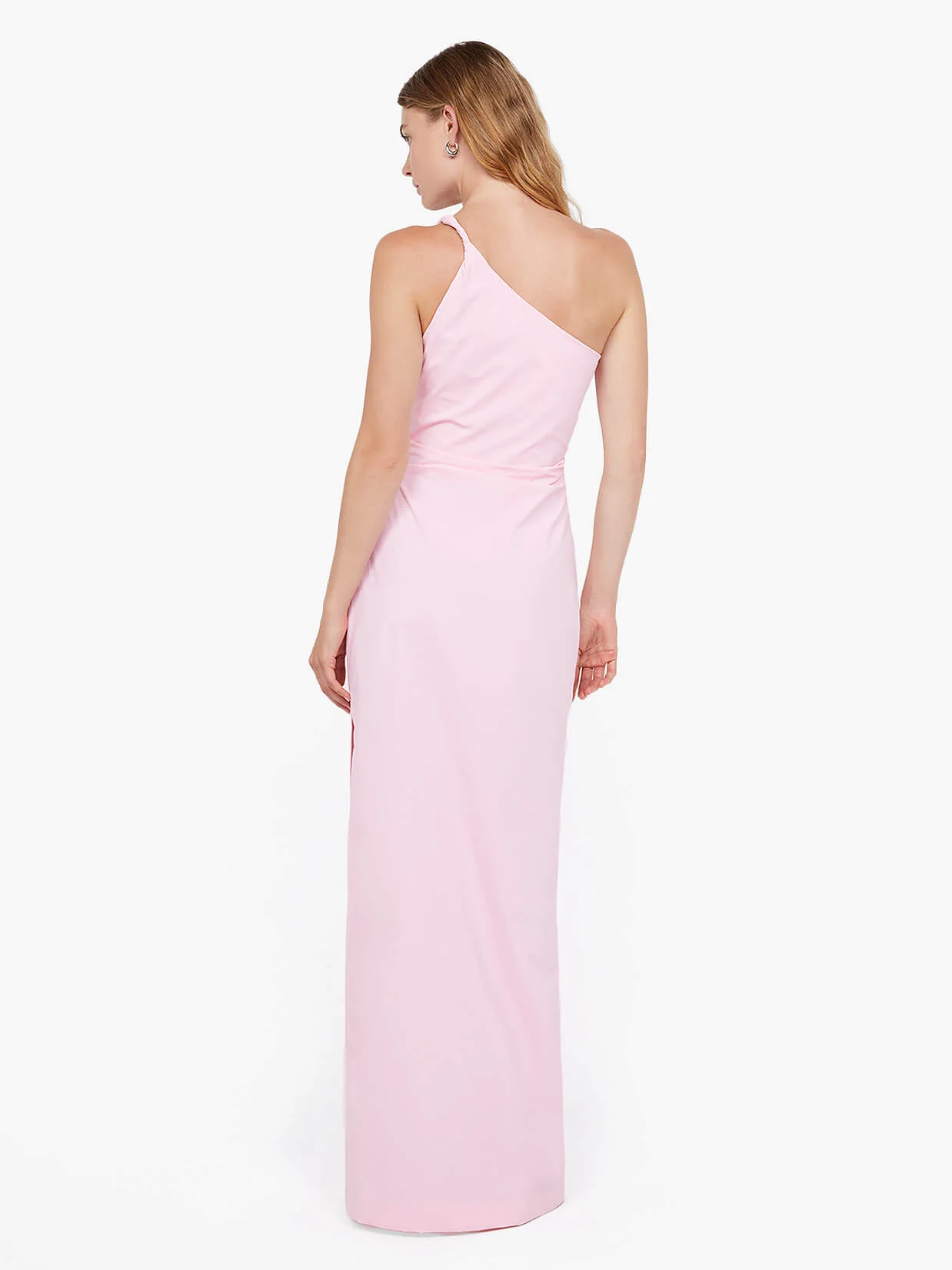 APOLLINE ASYM MAXI DRESS - POWDER PINK - Image 3