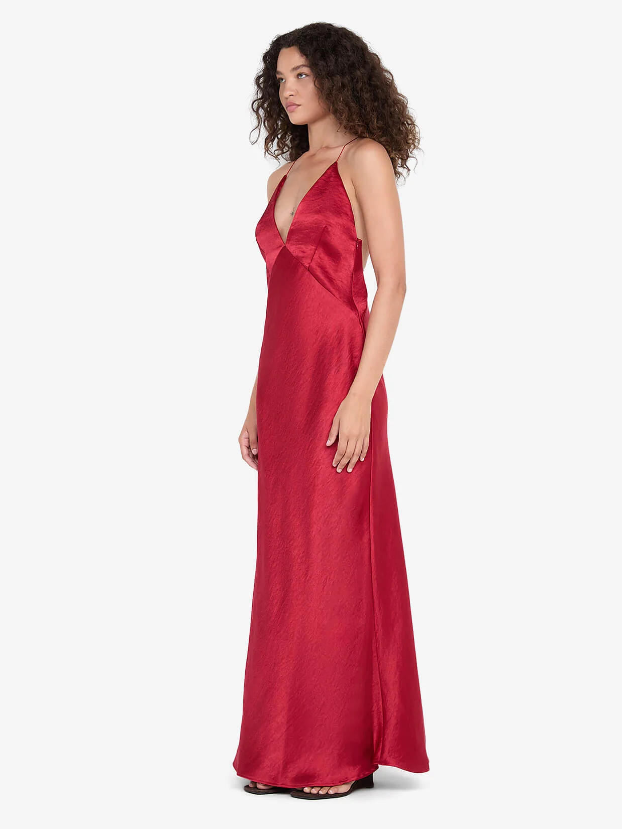 ARIAHN MAXI DRESS - CHERRY - Image 2