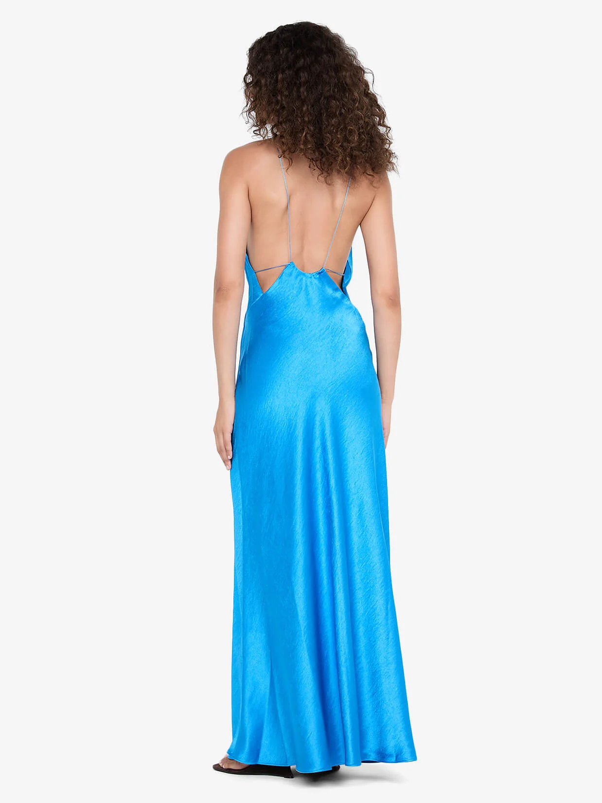 ARIAHN MAXI DRESS - MID BLUE - Image 3