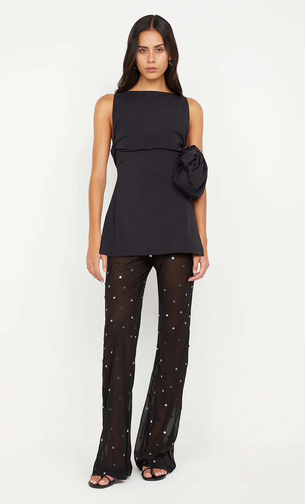 ARIELLE PANT - BLACK SEQUIN - Image 5