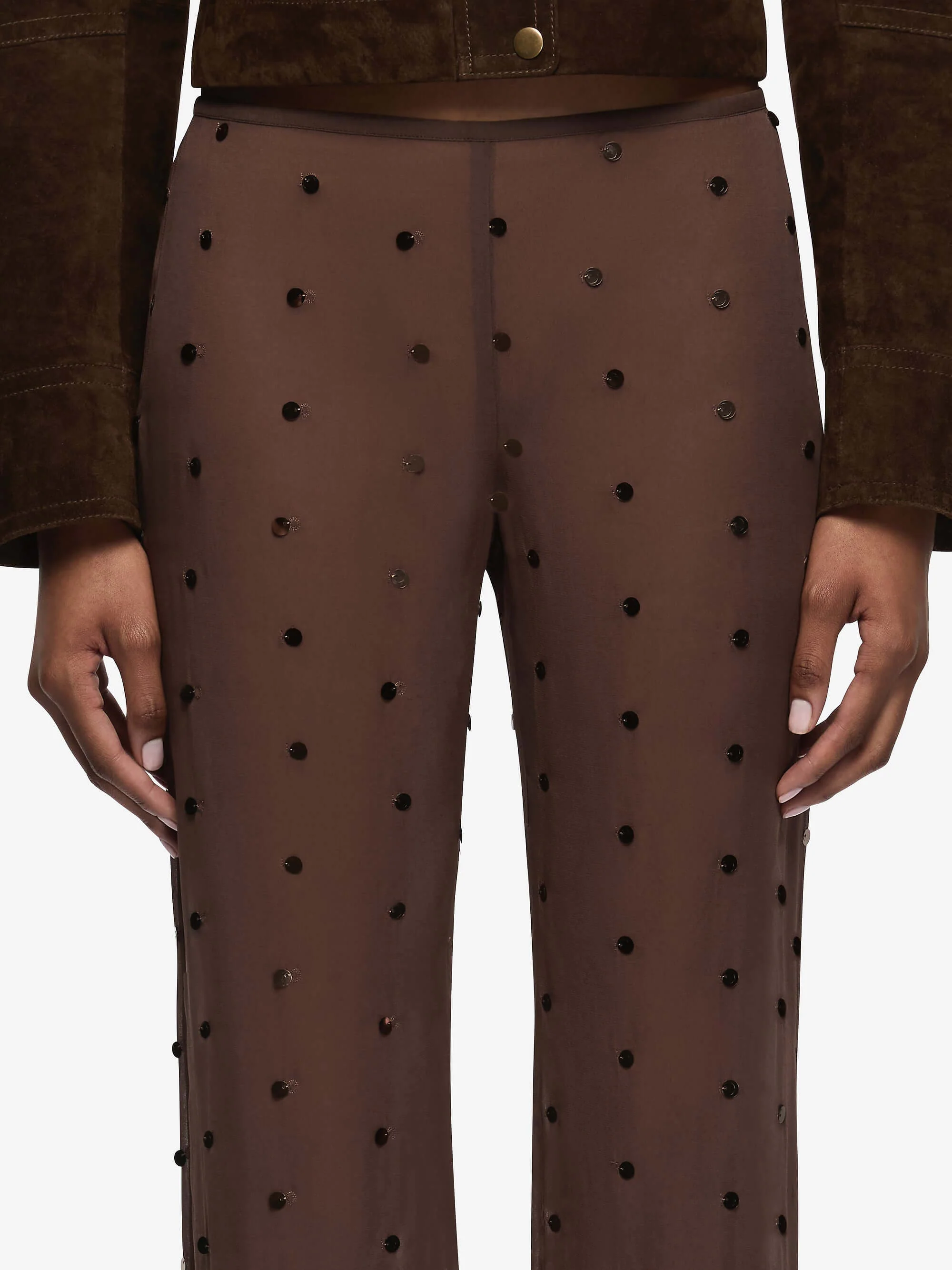 ARIELLE PANT - MILK CHOCOLATE - Image 3