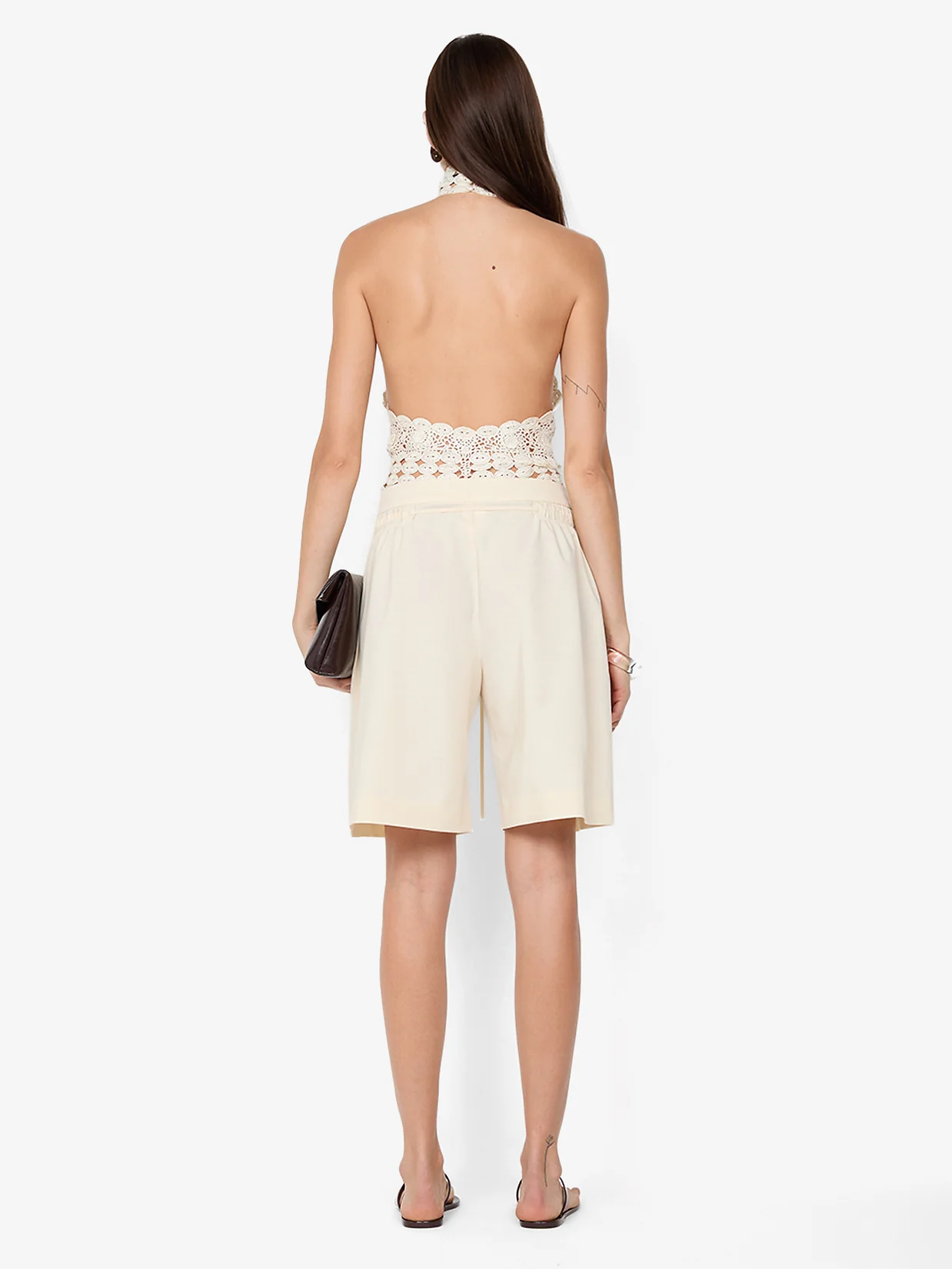 ASTRID BERMUDA SHORT - ECRU - Image 3
