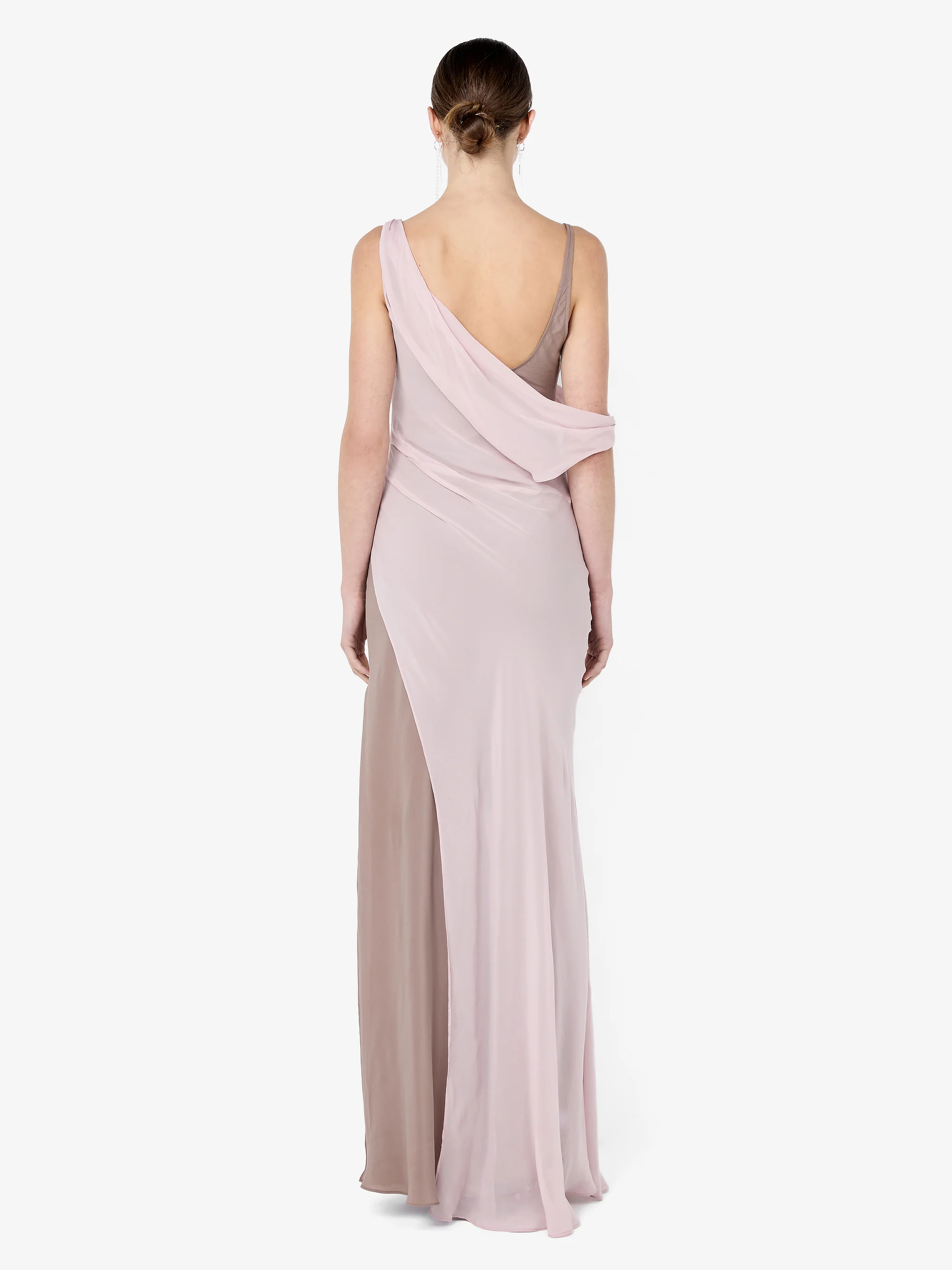 AUGUSTIN ASYM MAXI DRESS - MAUVE/MAUVE SMOKE - Image 3