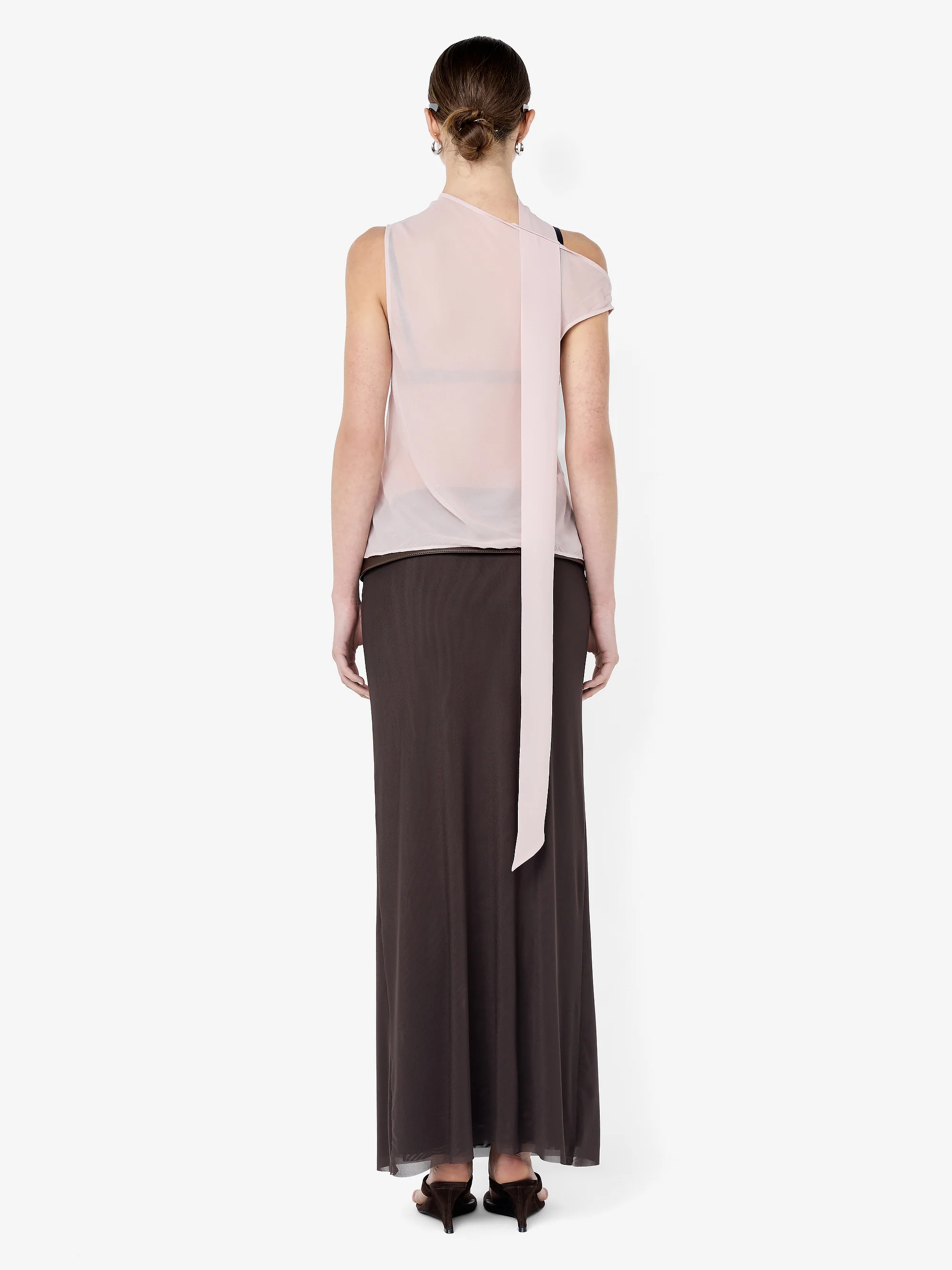 AUGUSTIN SCARF TOP - MAUVE - Image 4