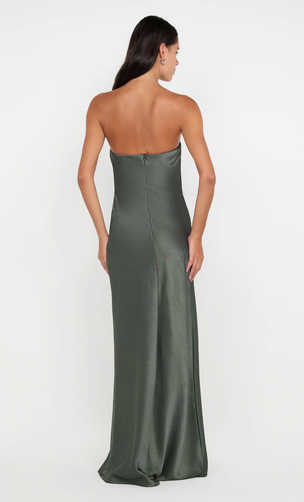 AUSTEN STRAPLESS MAXI DRESS - DARK WILLOW - Image 2