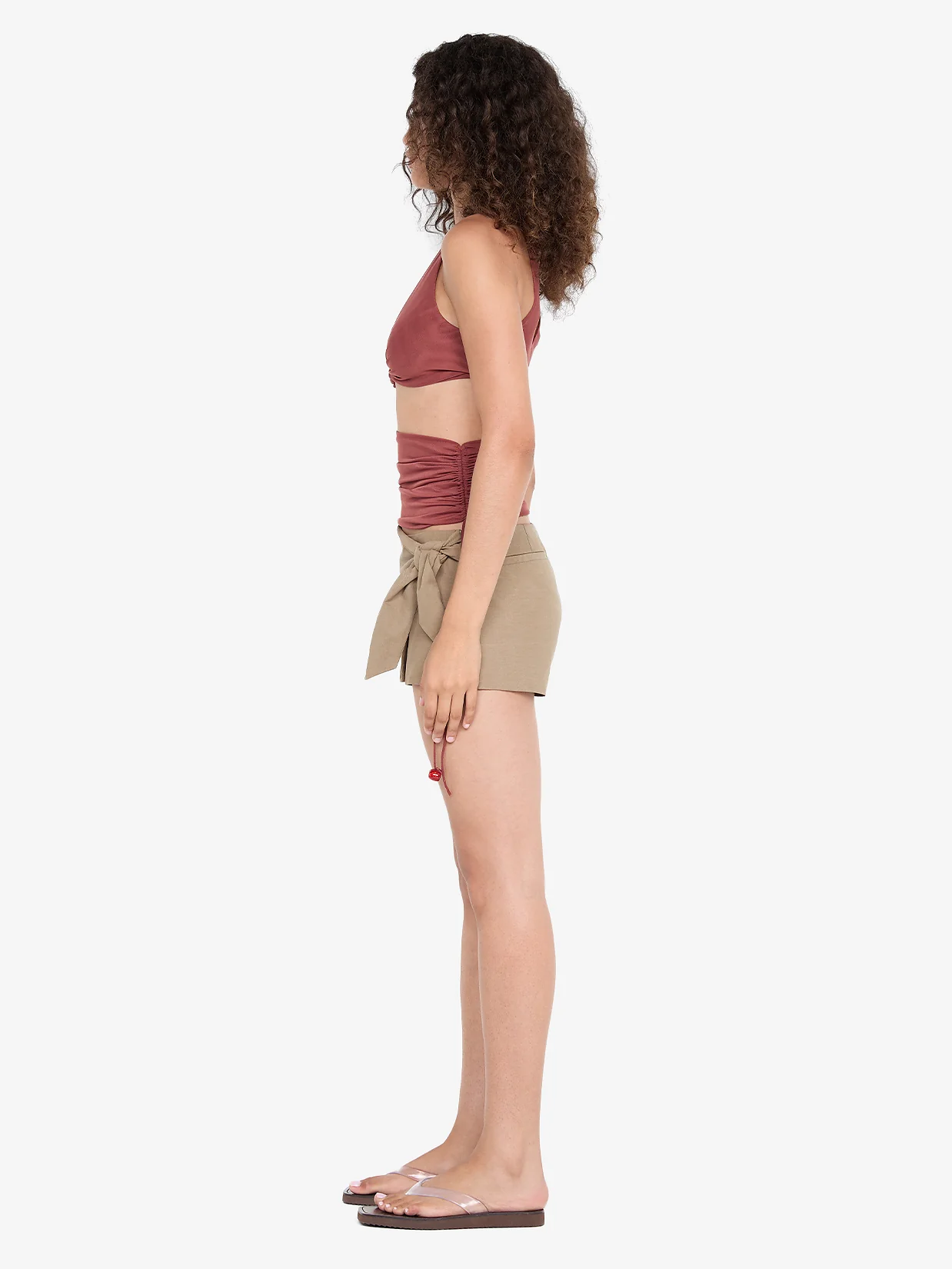AYLA CUT OUT TOP - RUST - Image 3