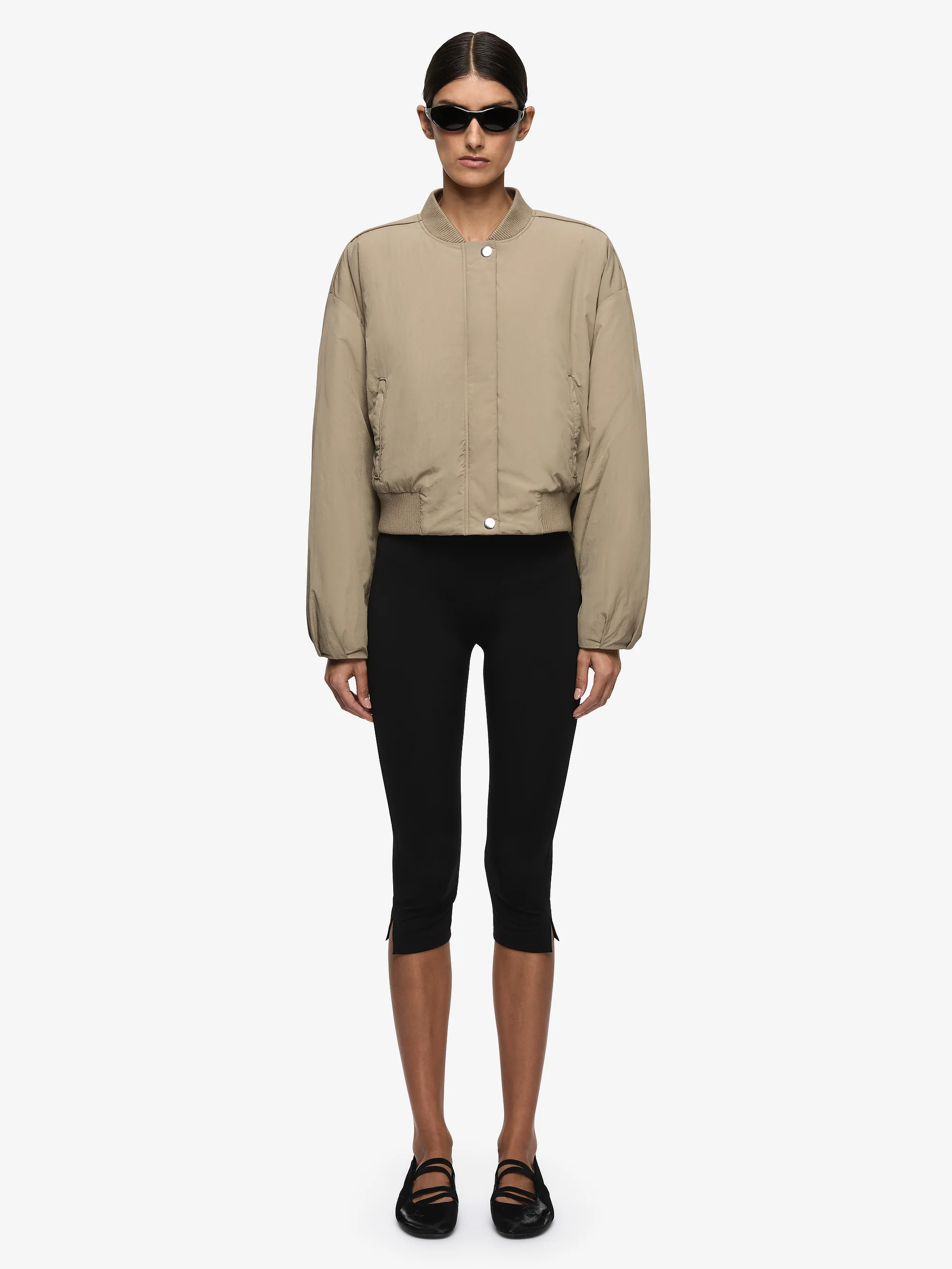 BASTIEN BOMBER JACKET - TAUPE - Image 2