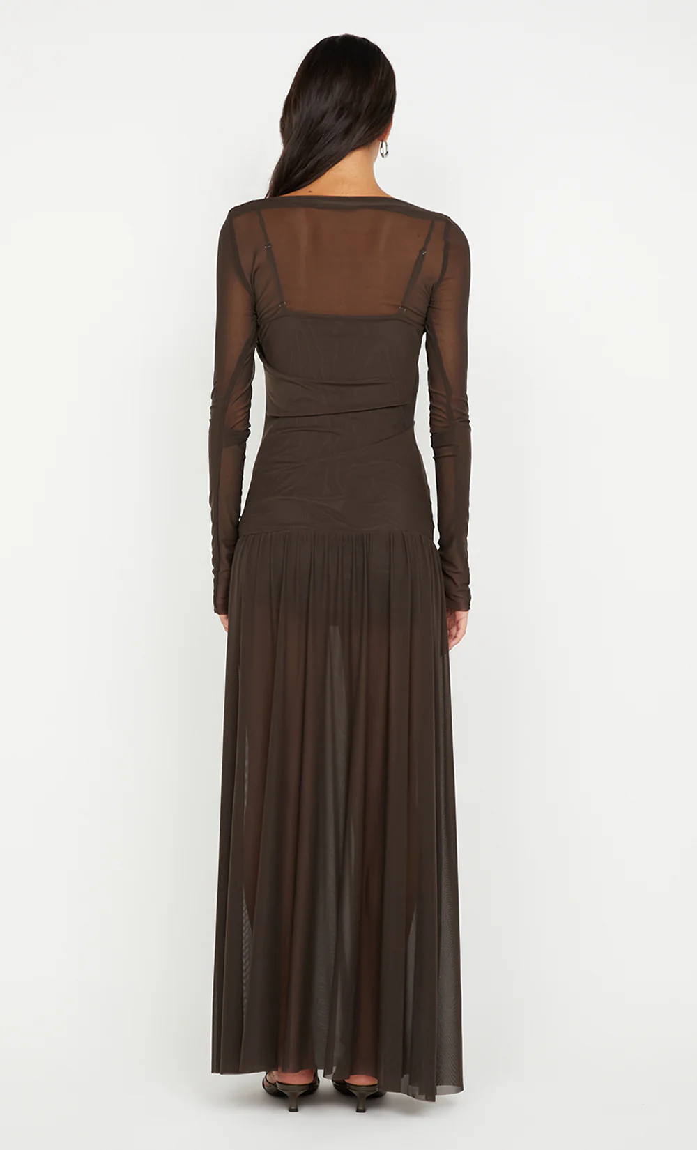 BLAINE LONG SLEEVE MAXI DRESS - CEDAR - Image 6