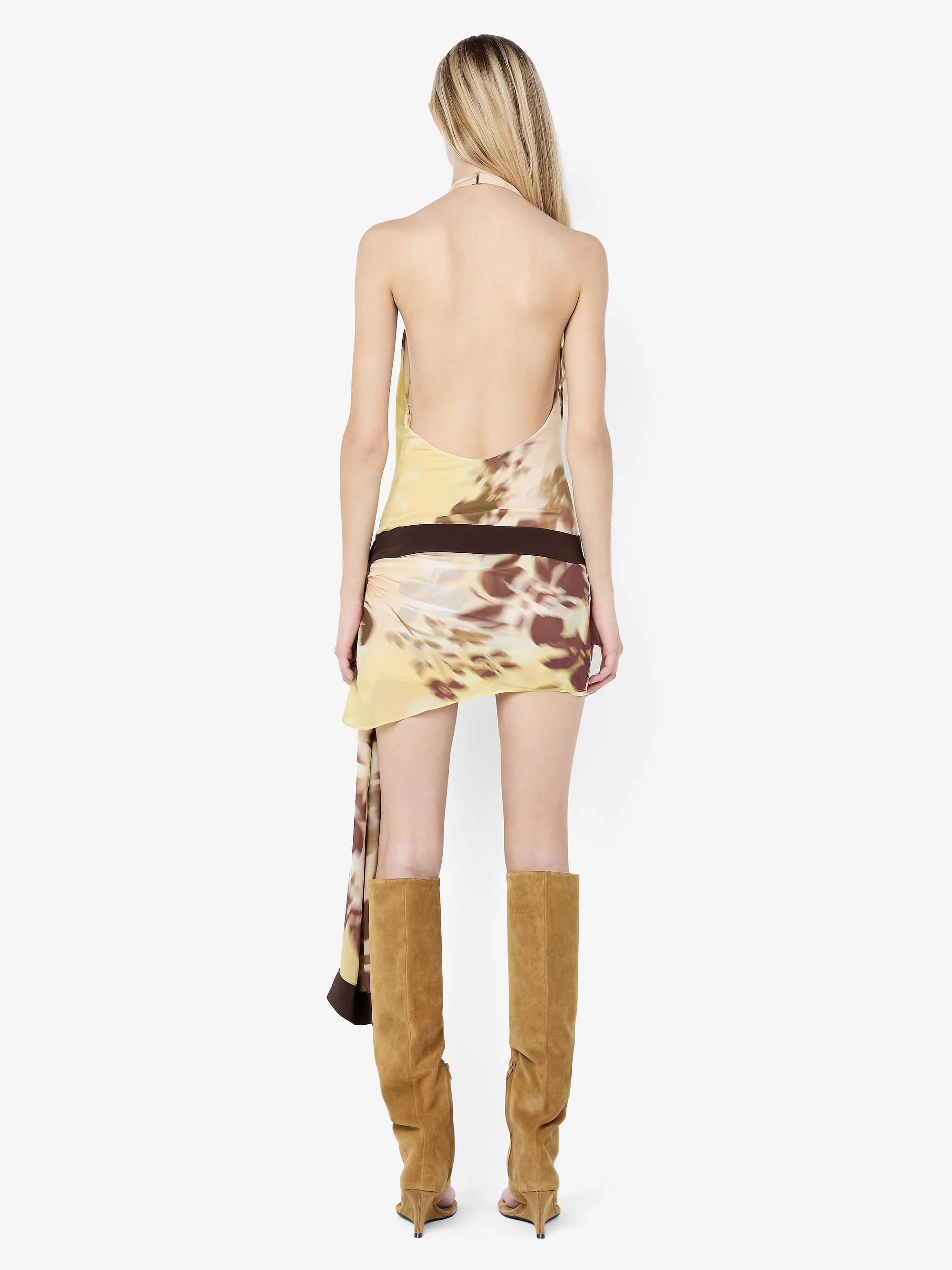 BLAISE HALTER MINI DRESS - PALMERA FLORAL - Image 4