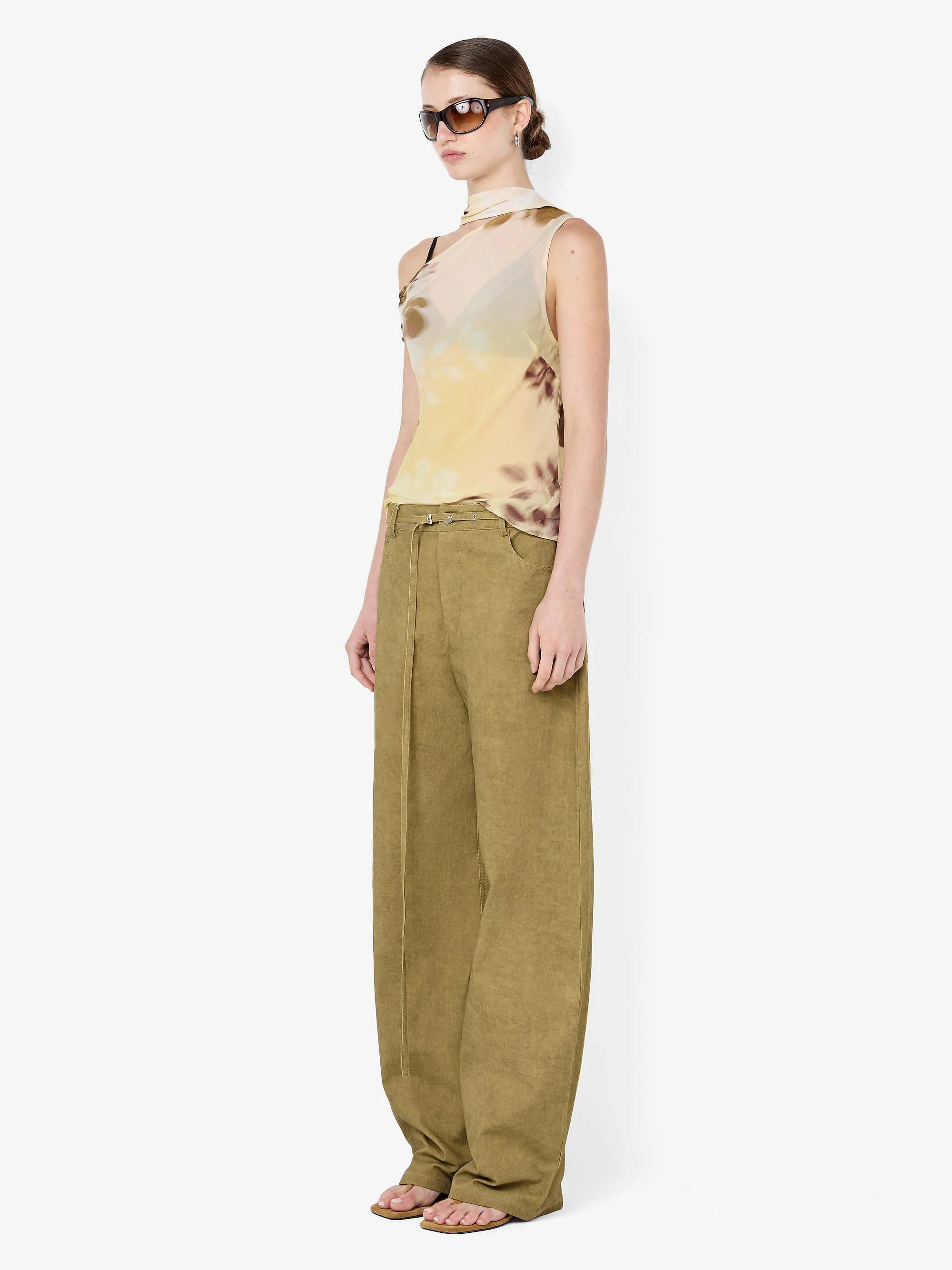 BLAISE SCARF TOP - PALMERA FLORAL - Image 2