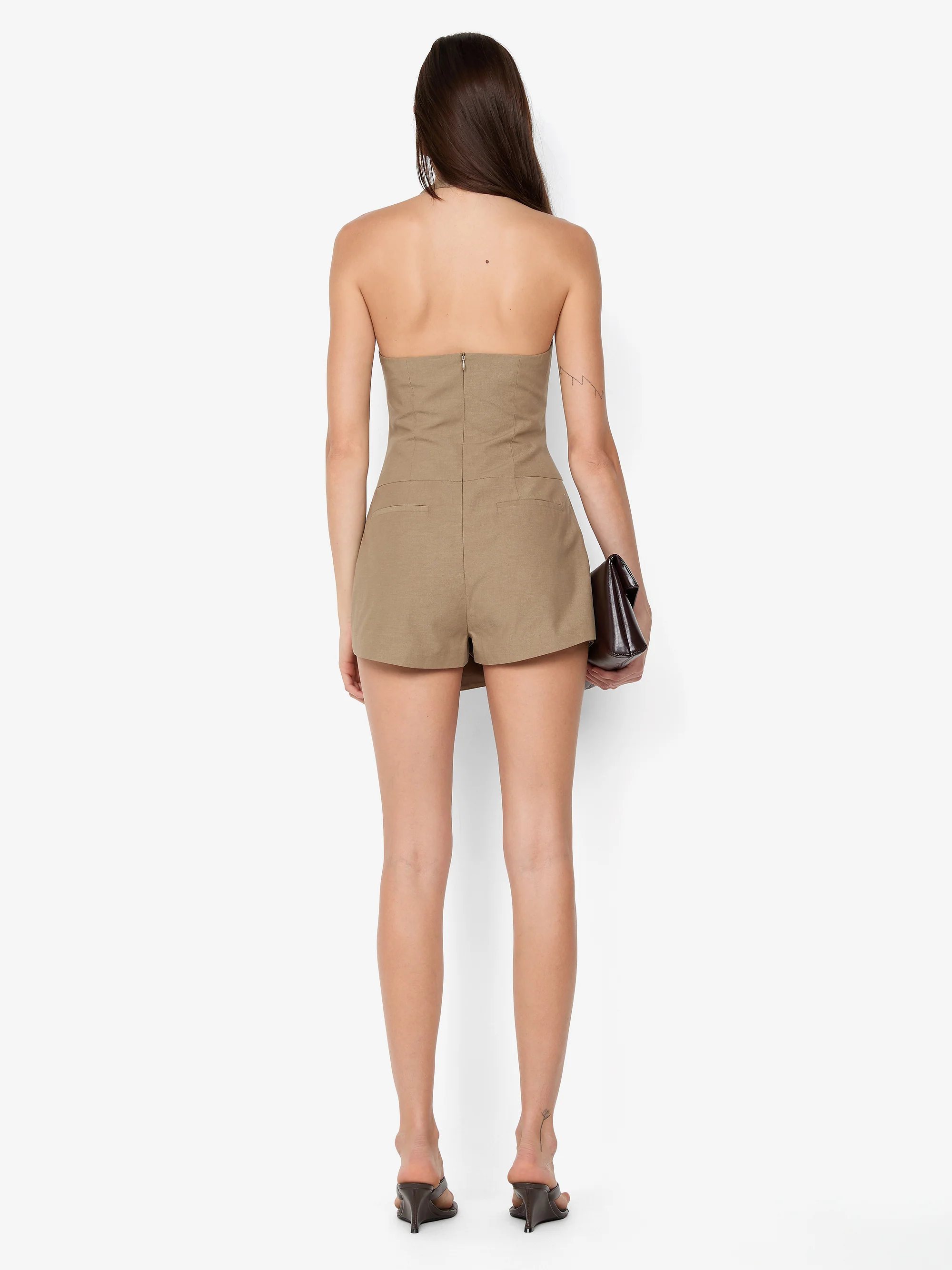 BOWEN PLAYSUIT - OLIVE - Image 4