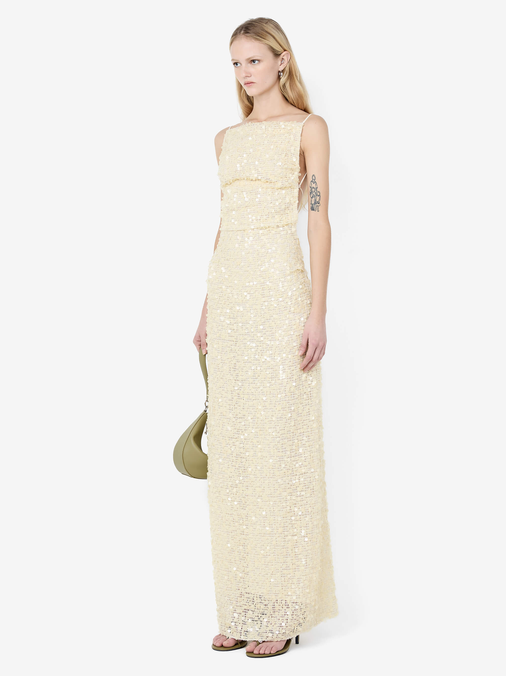 CABINE MAXI DRESS - CREAM - Image 2