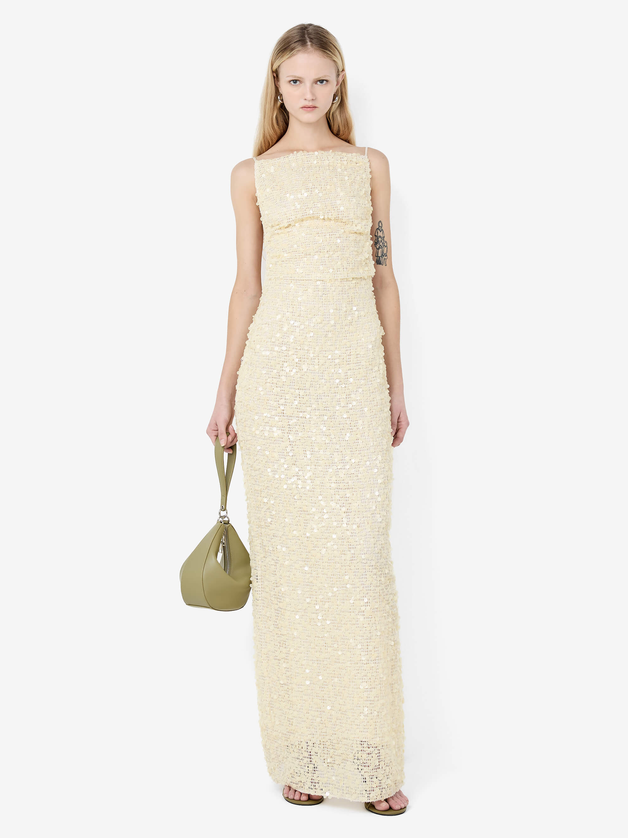 CABINE MAXI DRESS - CREAM - Image 5
