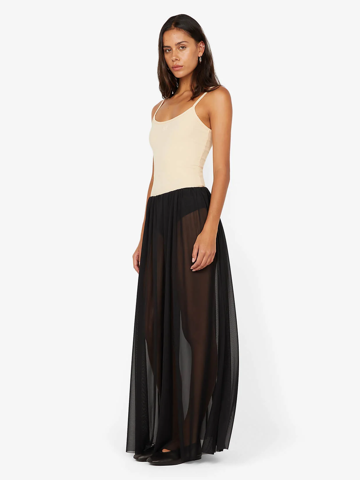 CAMILLE MAXI SKIRT - BLACK - Image 2