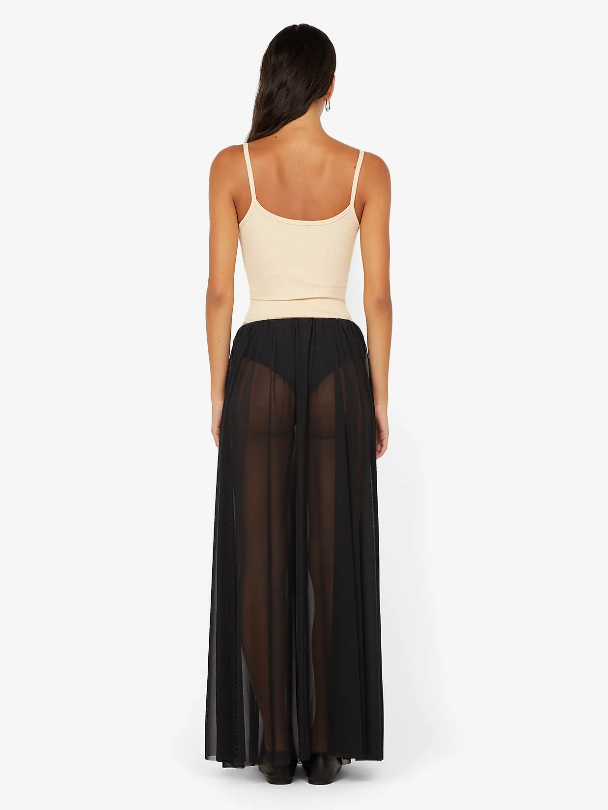 CAMILLE MAXI SKIRT - BLACK - Image 3