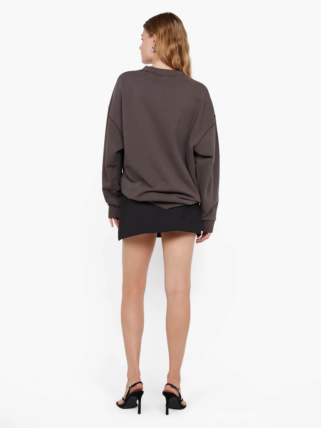 CARLSON MINI SKIRT - BLACK - Image 3