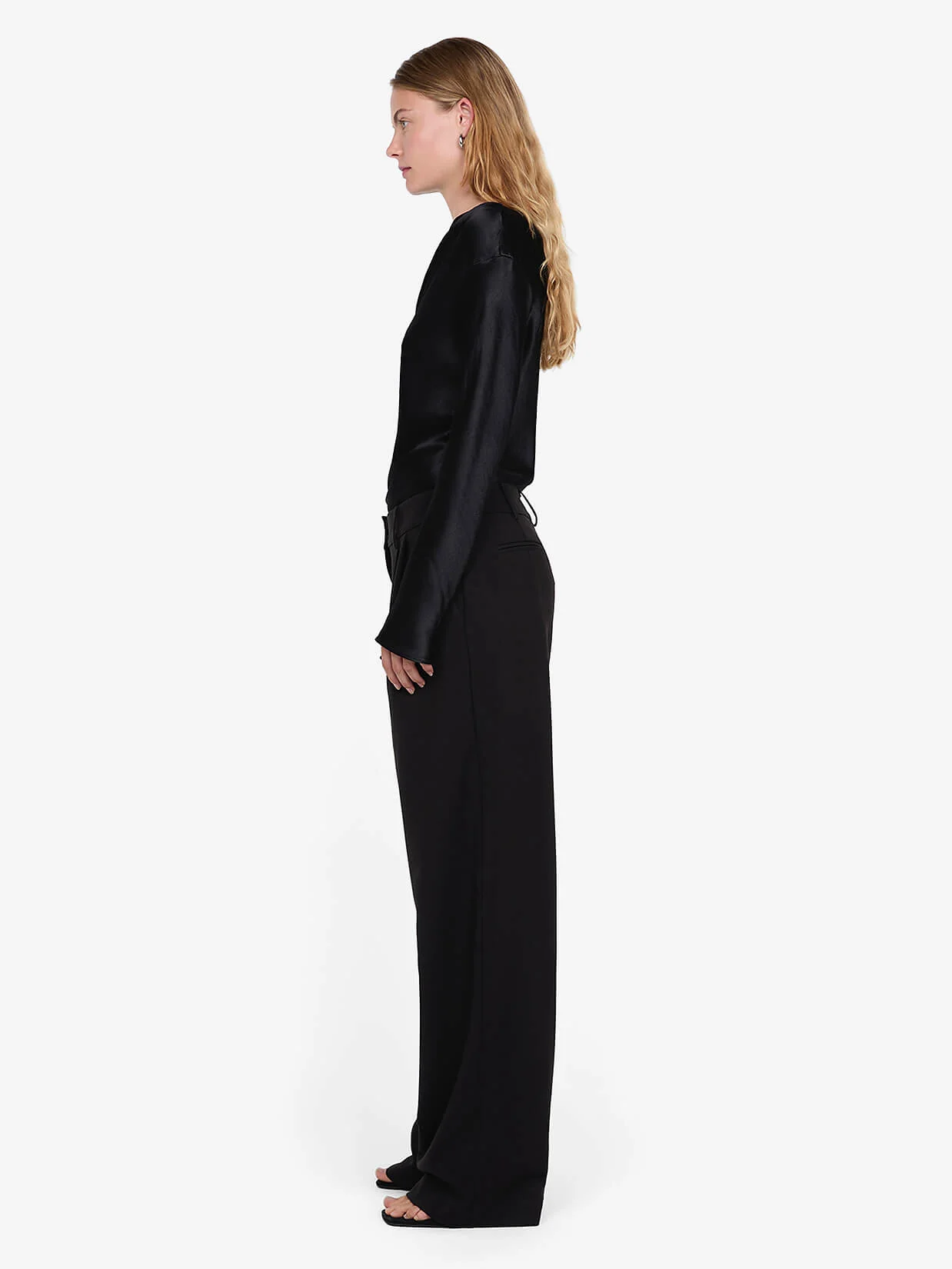 CARMELA ASYM TOP - BLACK - Image 2
