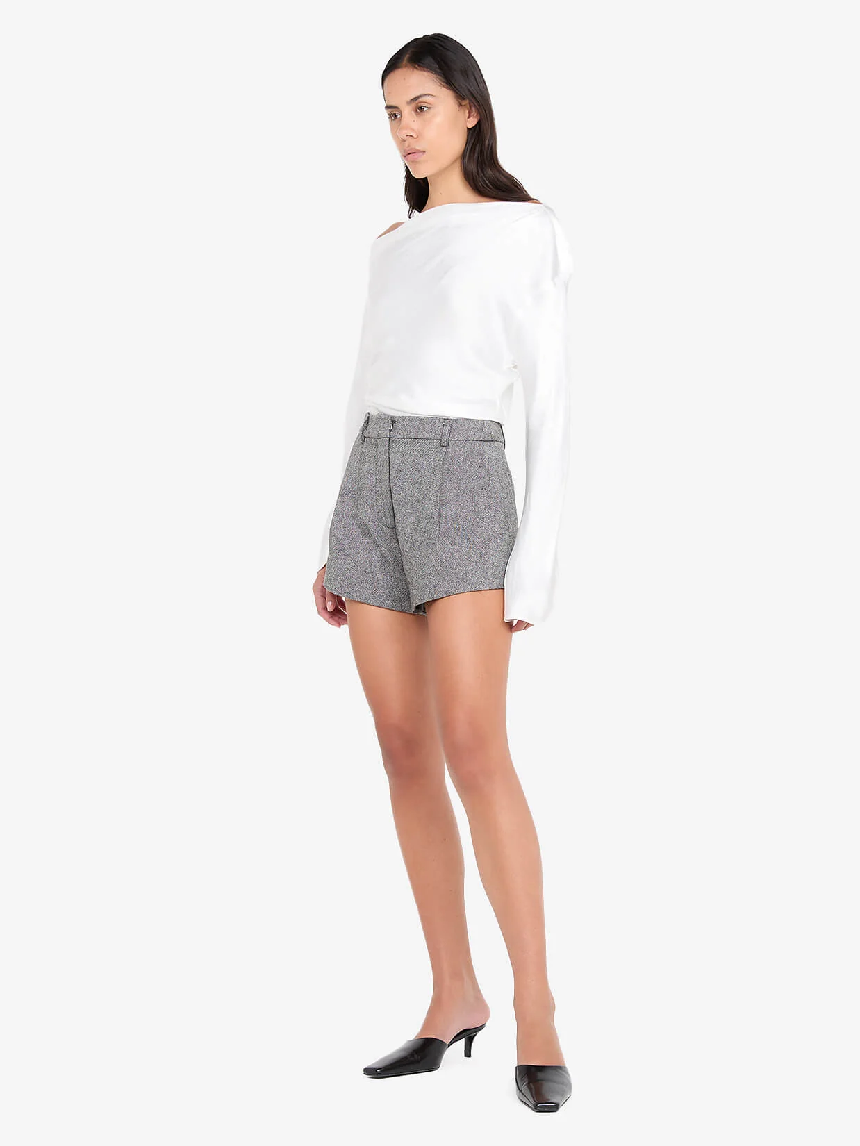 CARMELA ASYM TOP - IVORY - Image 2