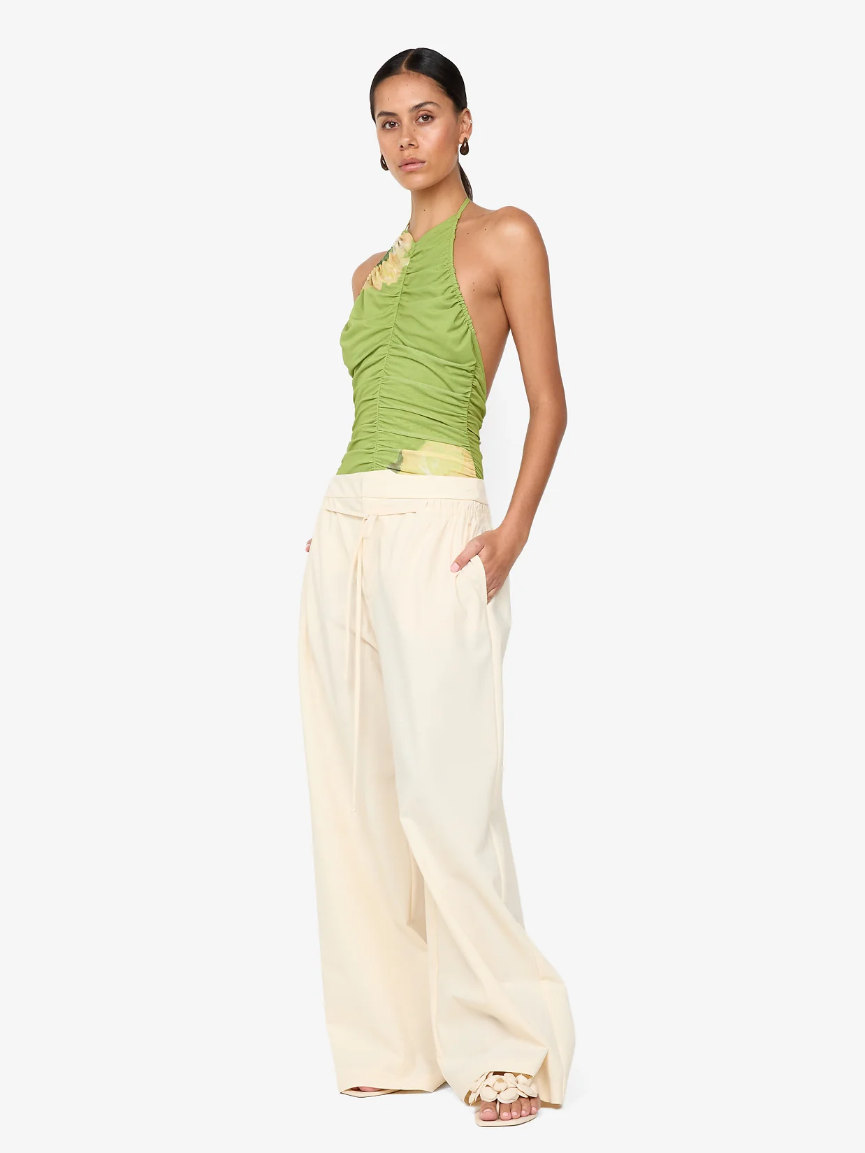 CITRINA HALTER TOP - ANIYA FLORAL - Image 2