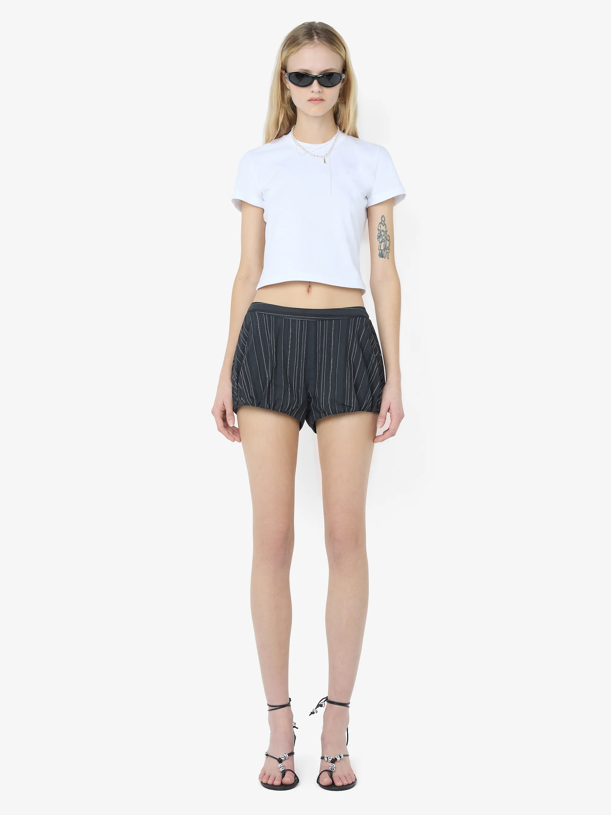 CLAUDETTE BABY TEE - WHITE