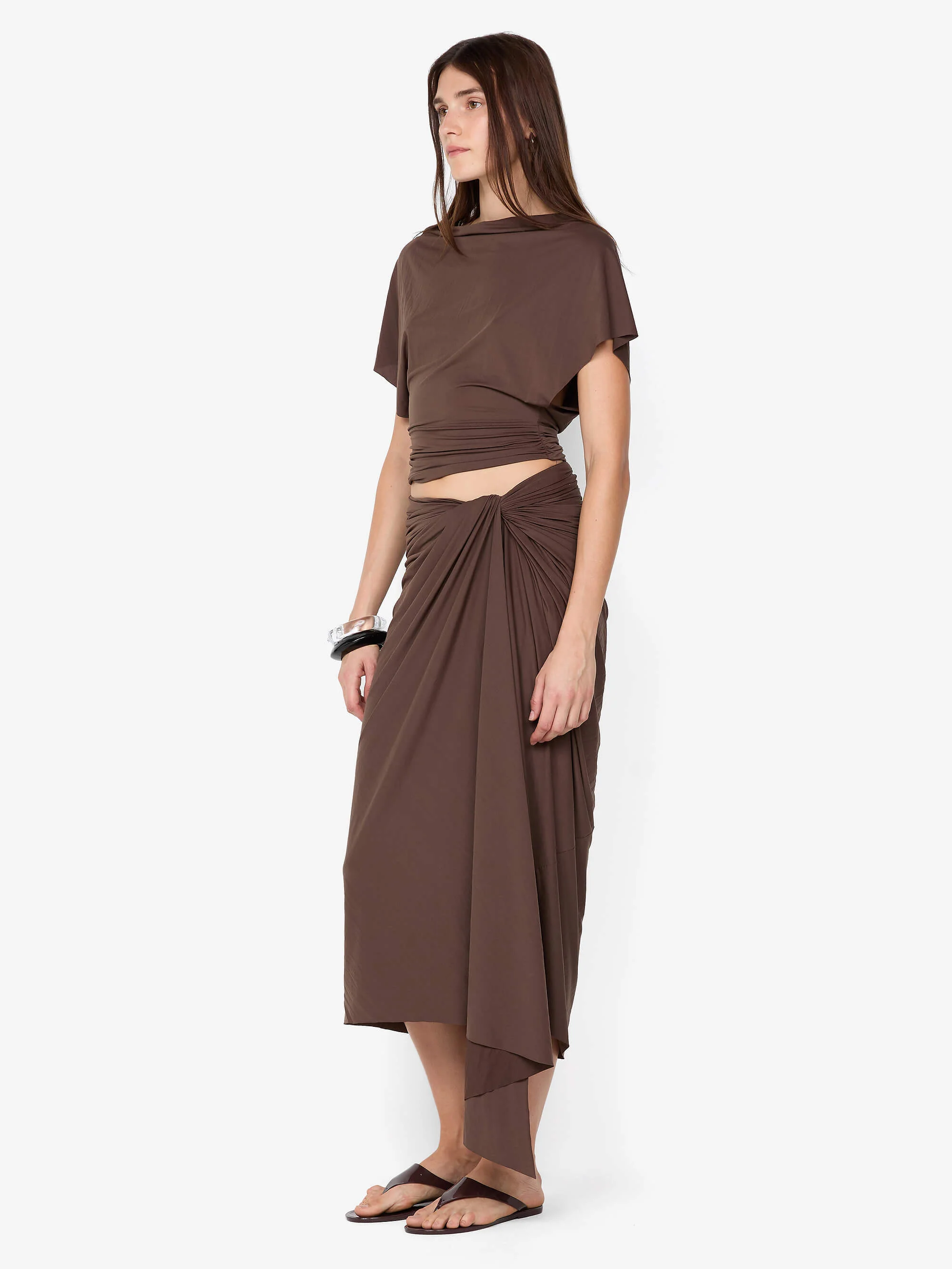 CLEMENTINE BATWING TOP - MILK CHOCOLATE - Image 2