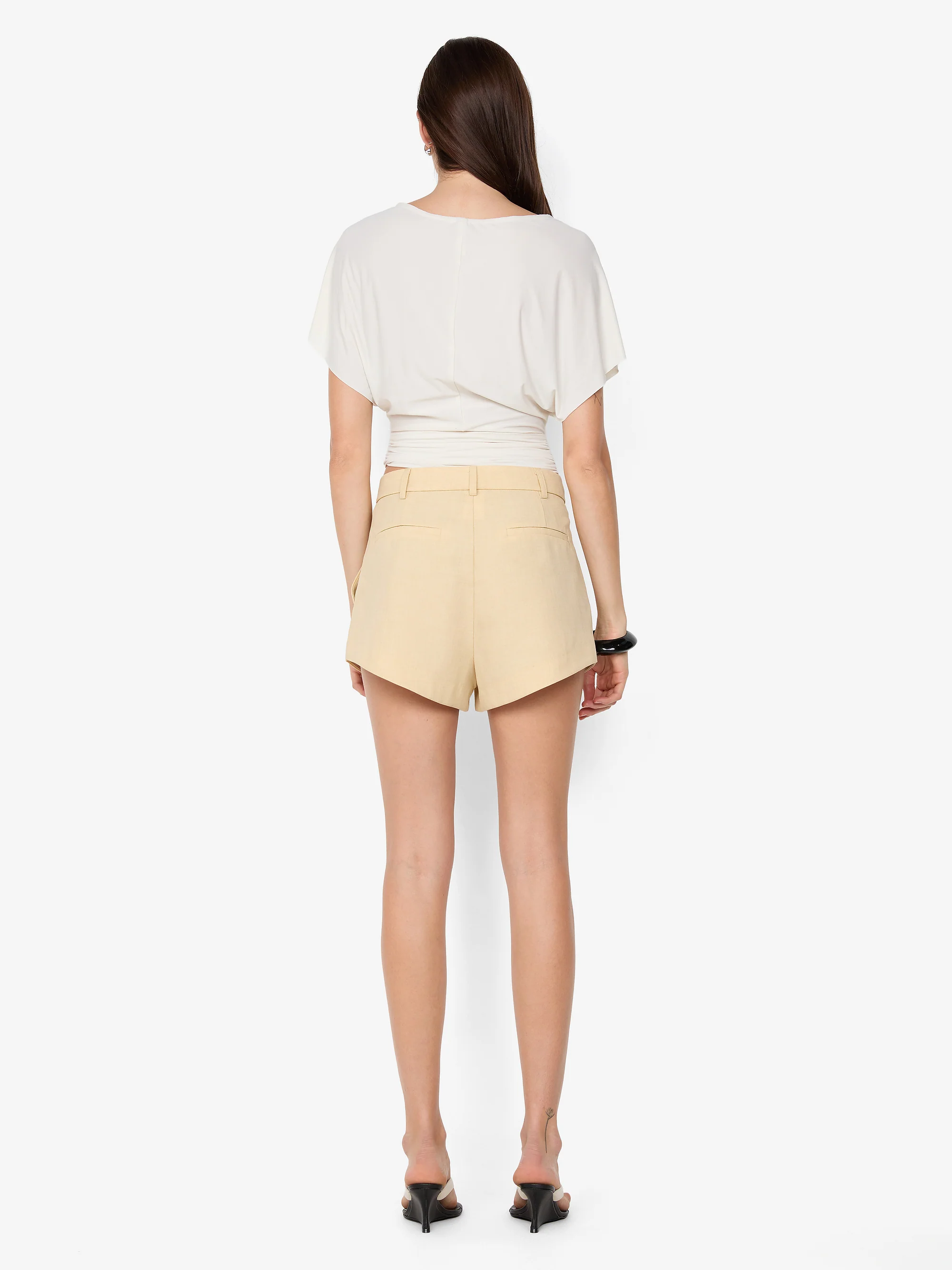 CLEMENTINE BATWING TOP - VANILLA - Image 4