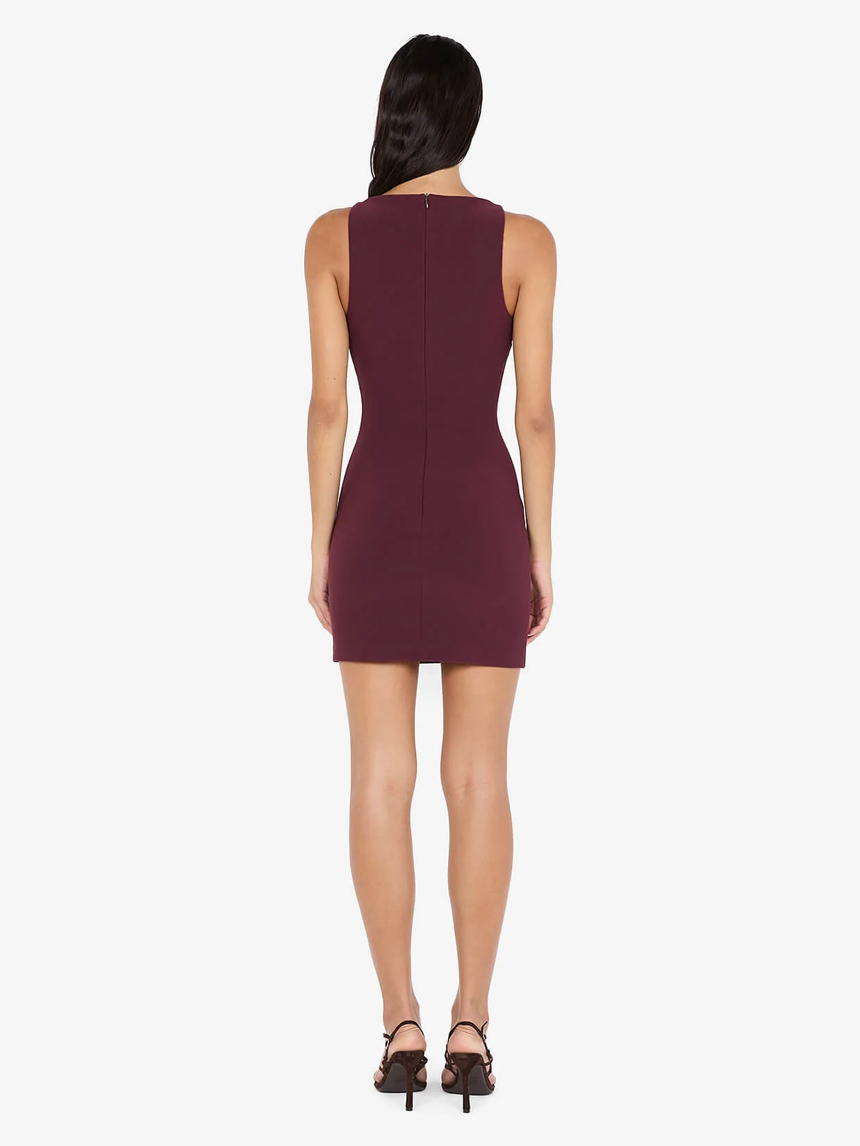 CLOVER MINI DRESS - PLUM - Image 3