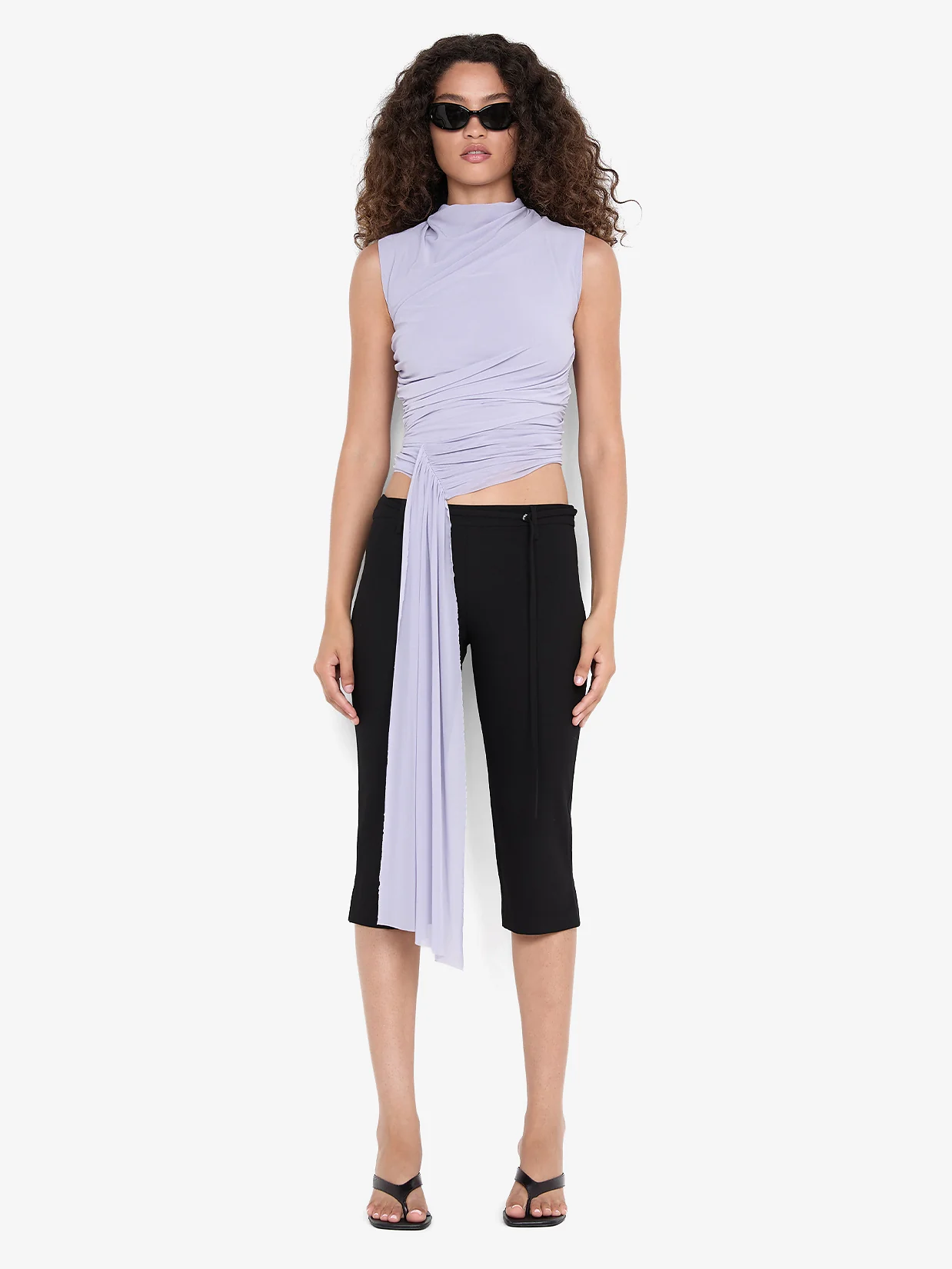 CONNI ASYM TOP - WISTERIA