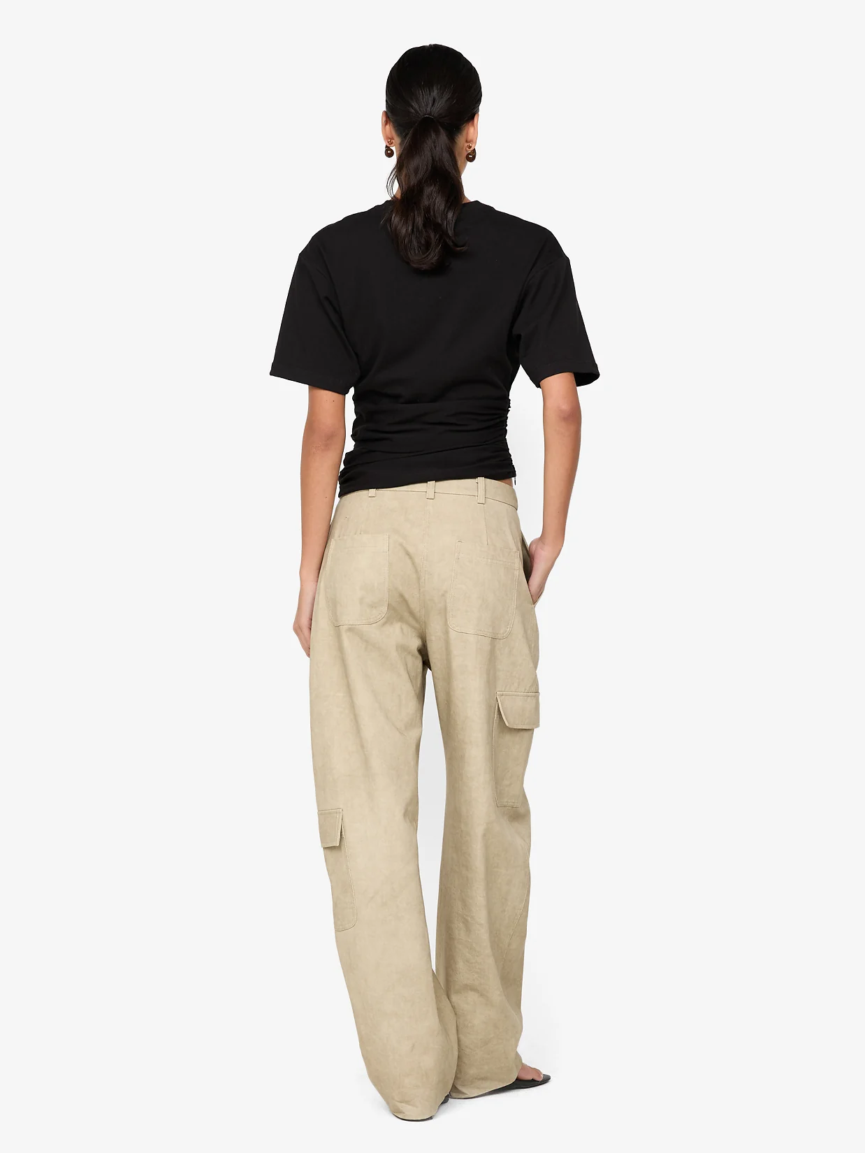 CYPRUS TWIST TEE - BLACK - Image 3