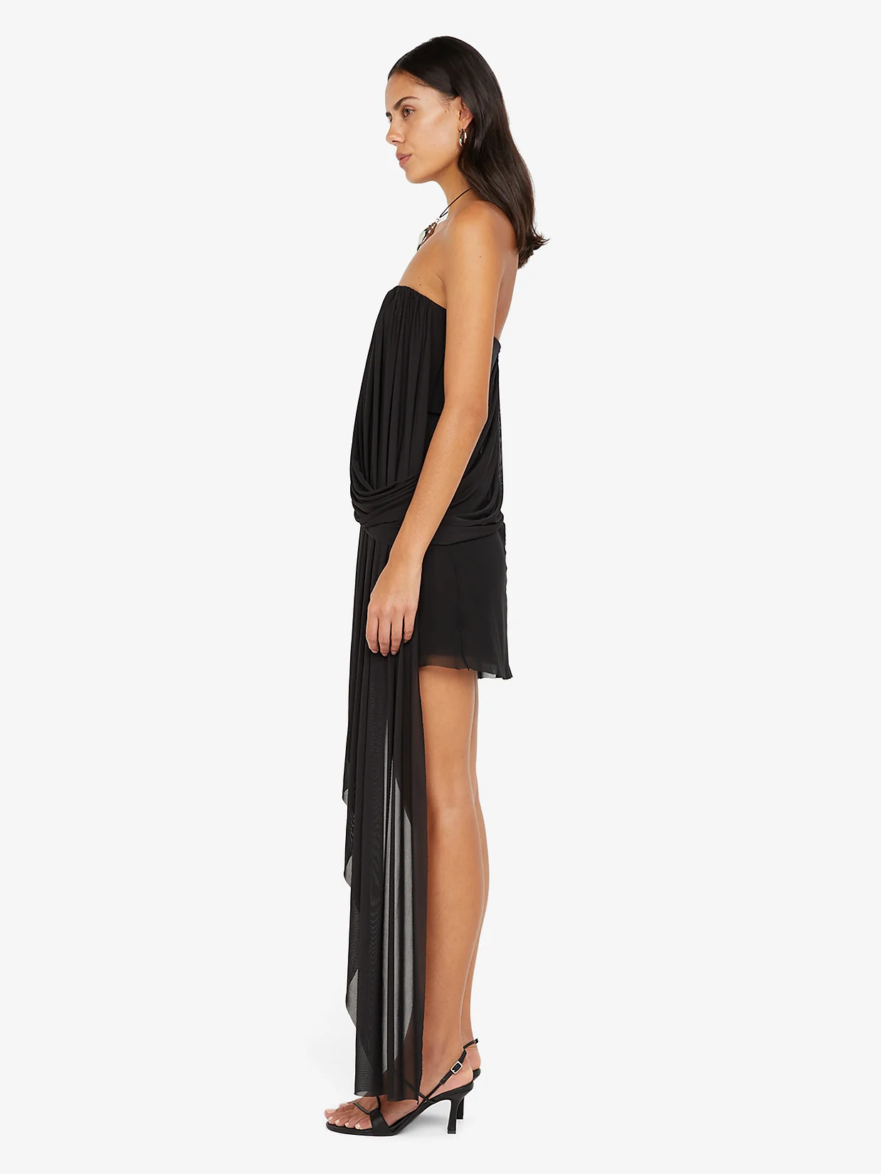 DANKA STRAPLESS MINI DRESS - BLACK - Image 3