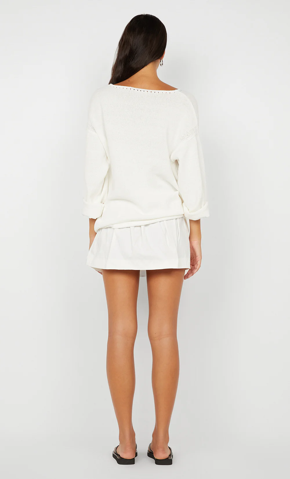 DANTE MINI SKIRT - IVORY - Image 5