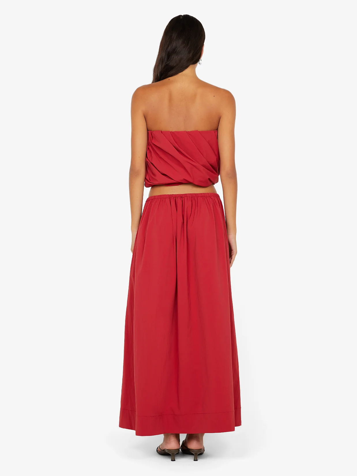 DANTE MAXI SKIRT - CHERRY - Image 4