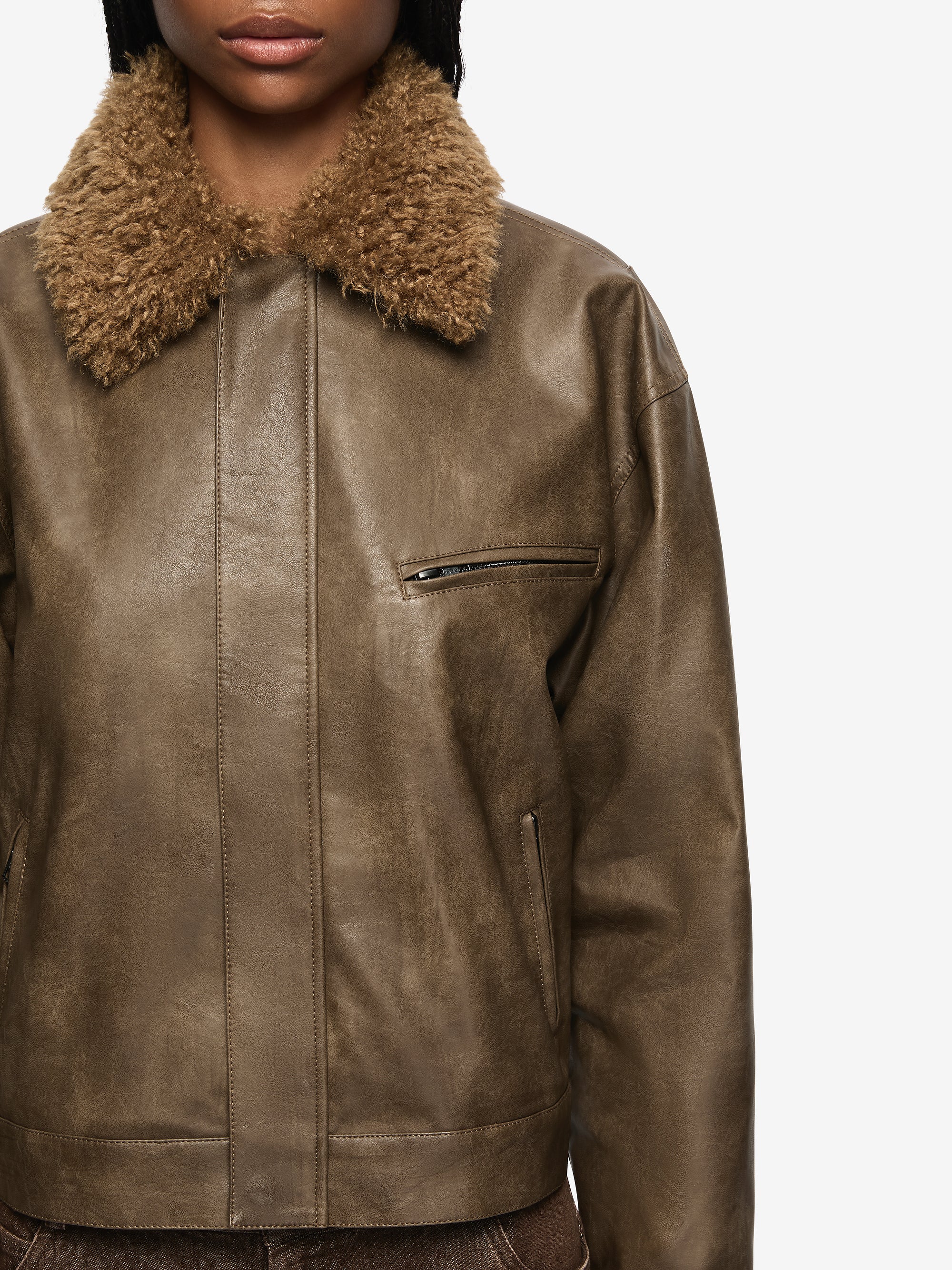 DAWSON BOMBER - OLIVE - Image 2