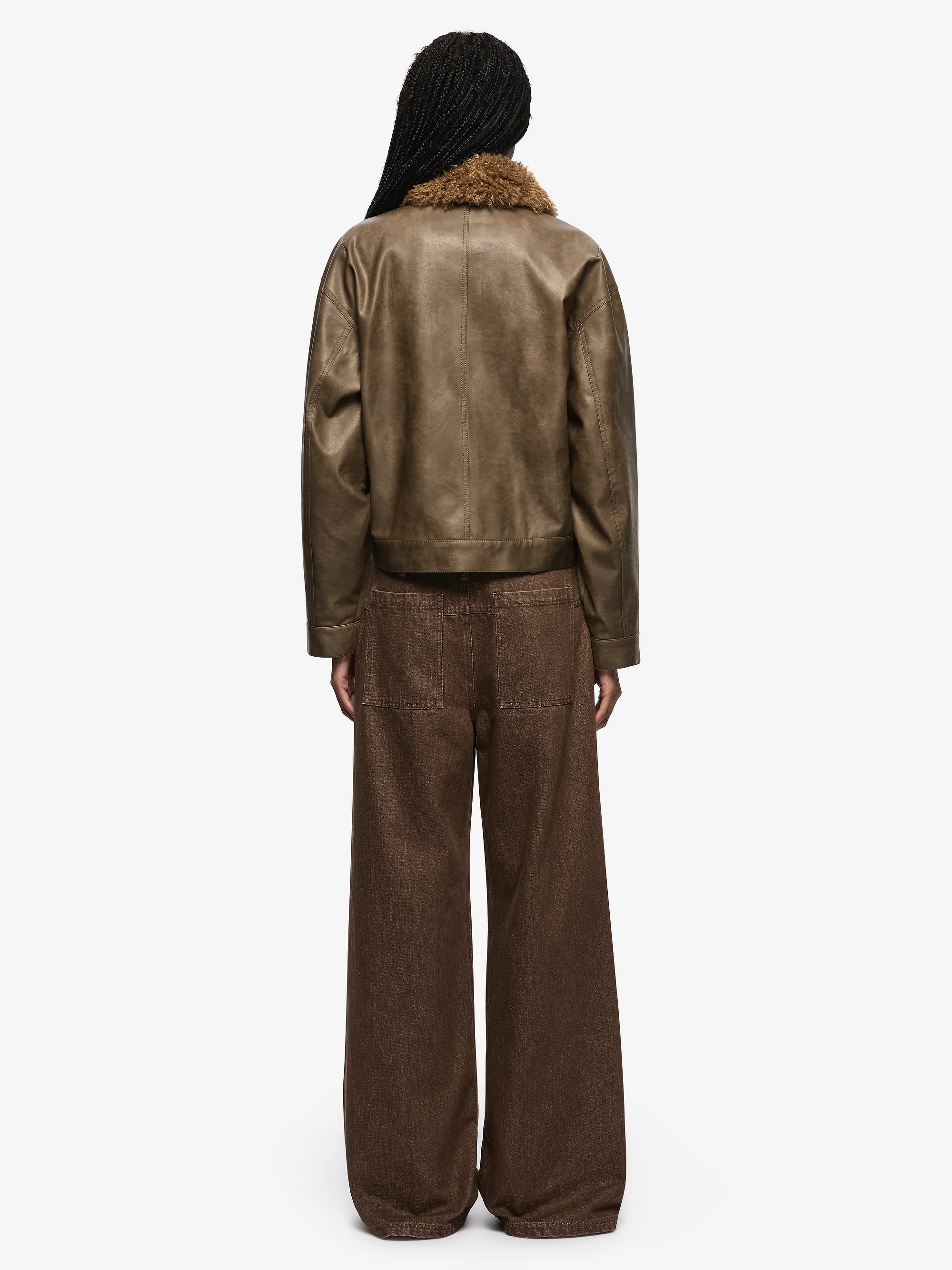 DAWSON BOMBER - OLIVE - Image 5