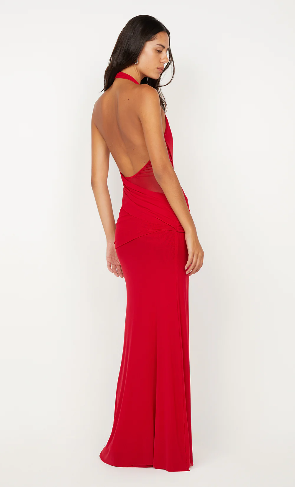 DEIJA HALTER MAXI DRESS - STRAWBERRY - Image 2