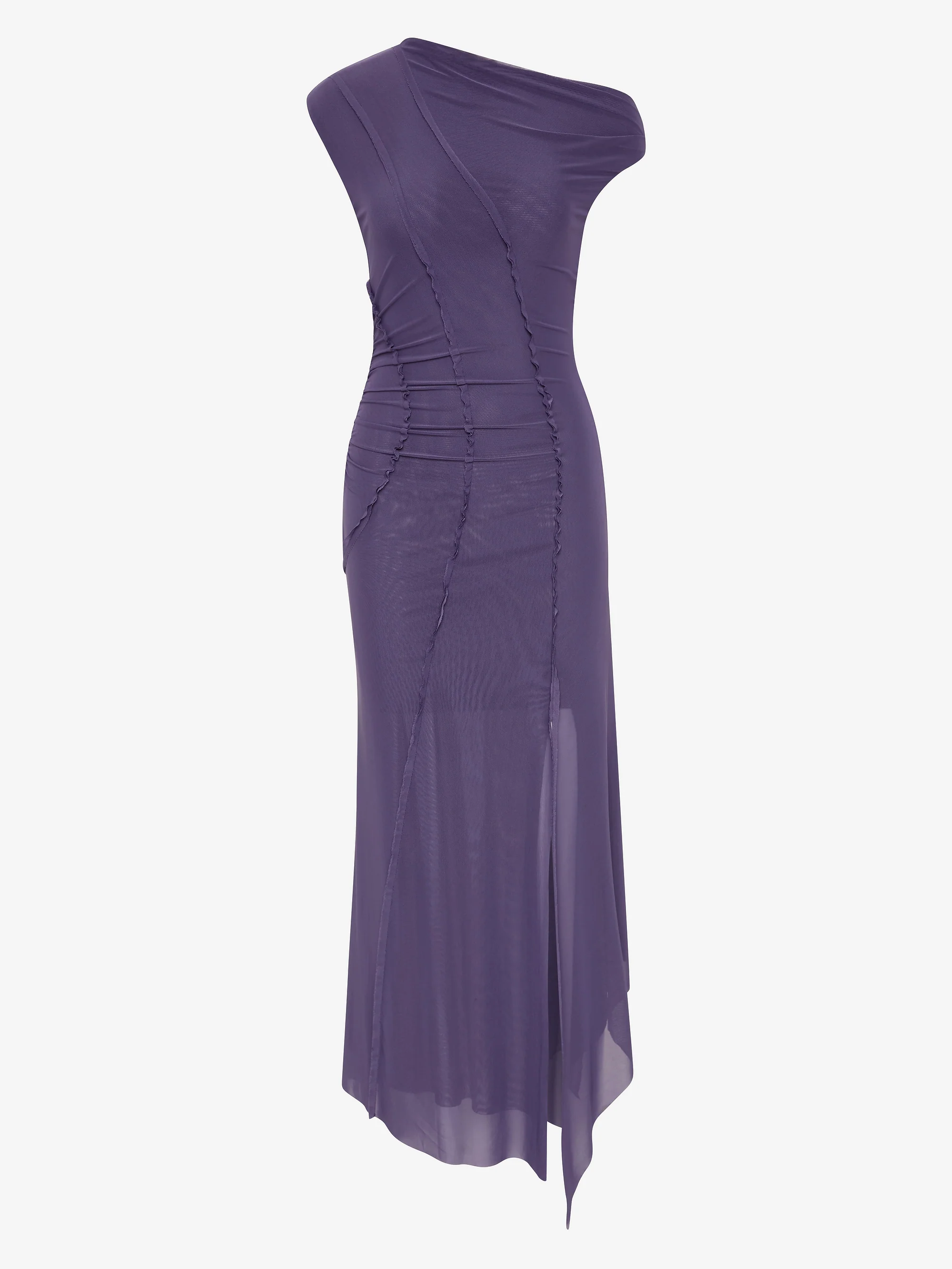DELILA ASYM DRESS - AMETHYST - Image 5