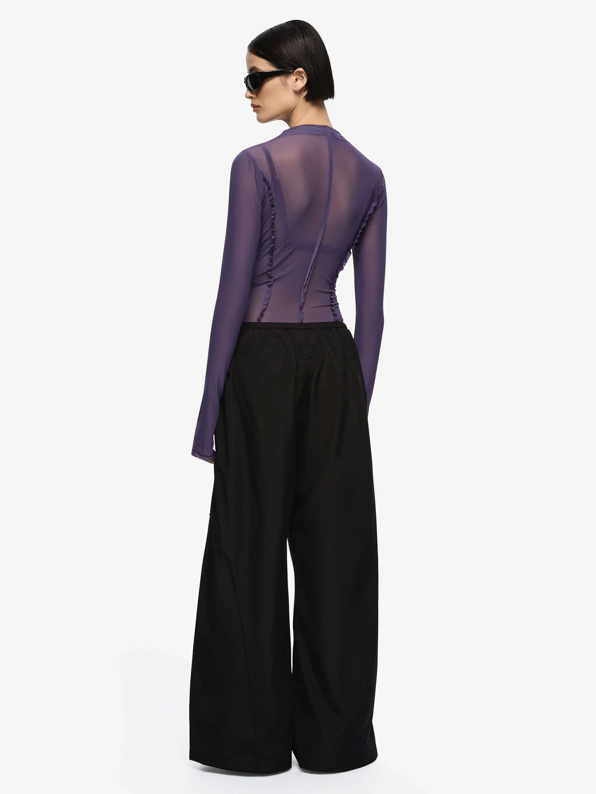 DELILA LONG SLEEVE TOP - AMETHYST - Image 4