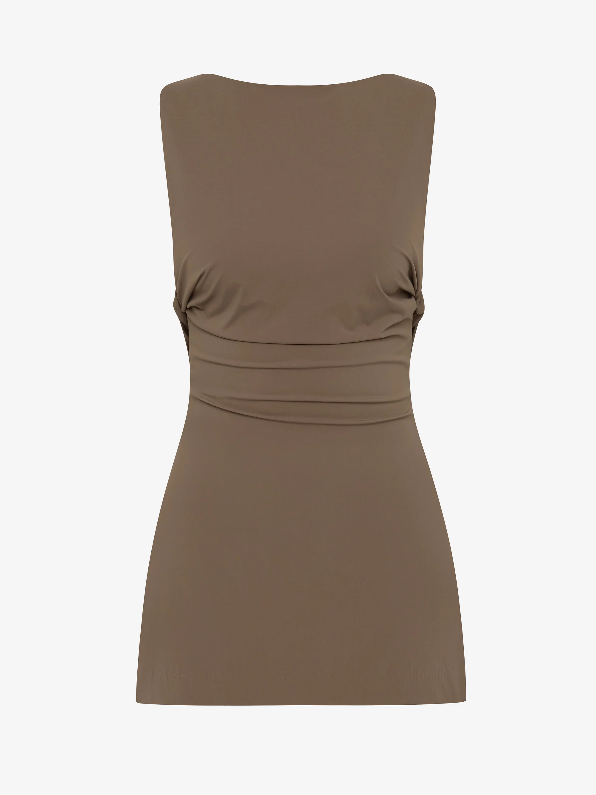 DOMENIC BOATNECK TOP - MILK CHOCOLATE - Image 5