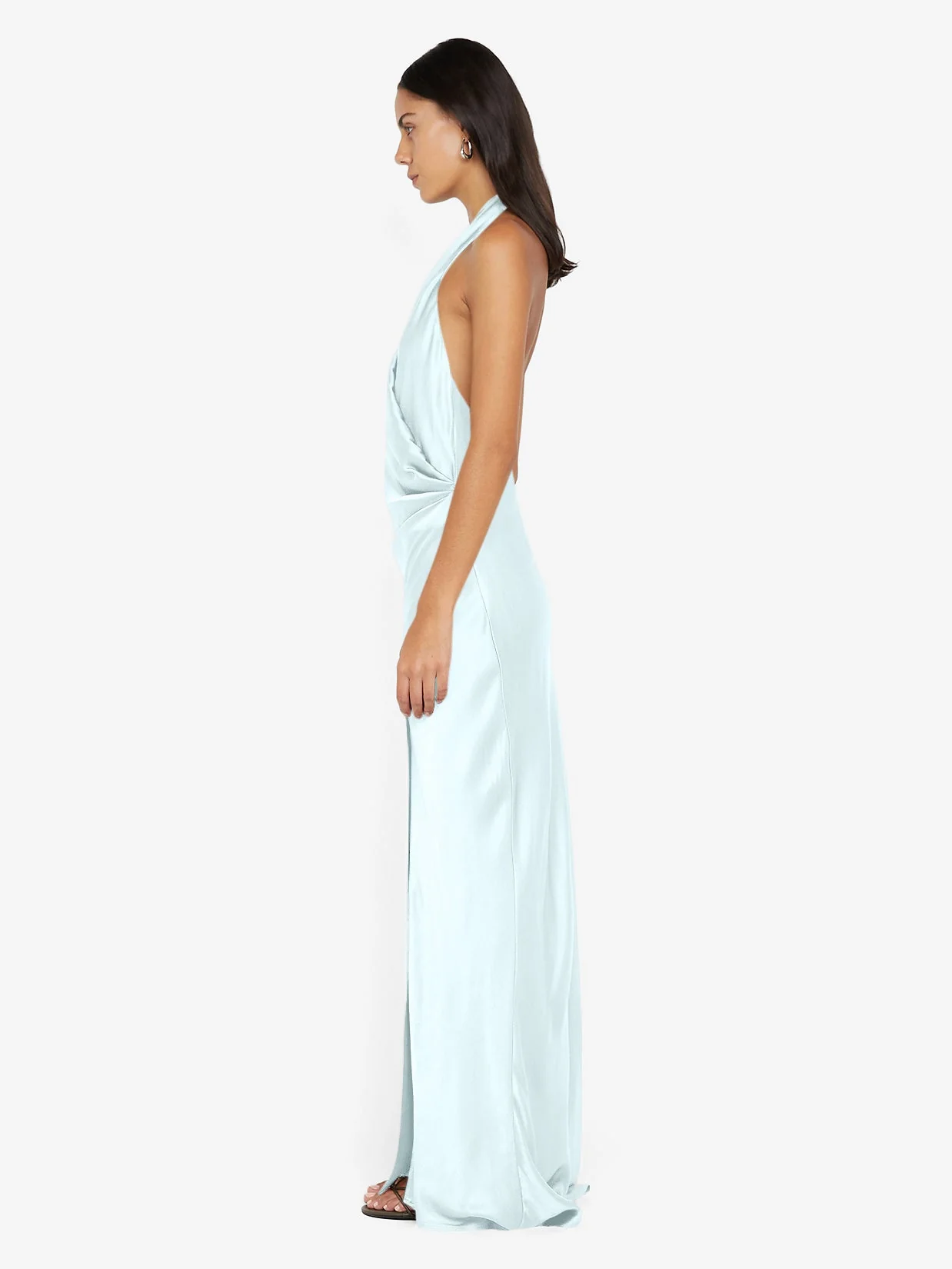 ELISIA WRAP MAXI DRESS - ARCTIC BLUE - Image 3