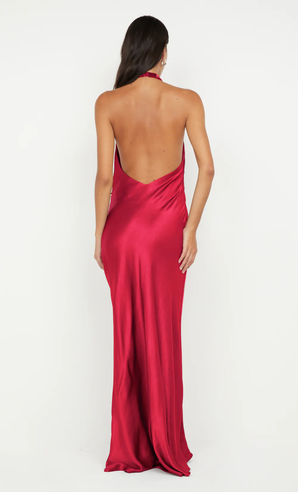 ELISIA WRAP MAXI DRESS - STRAWBERRY - Image 2