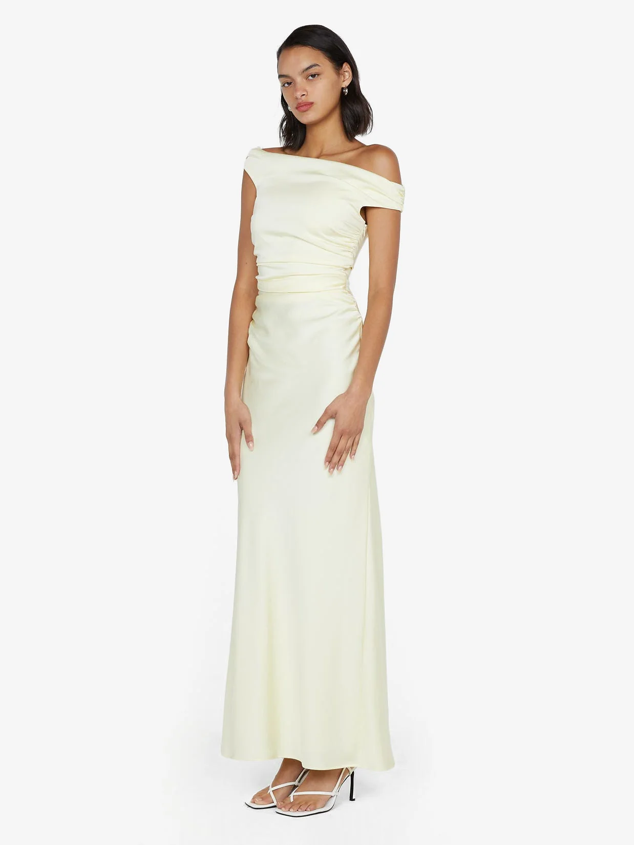 ETERNITY OFF SHOULDER MAXI - ICE YELLOW - Image 3