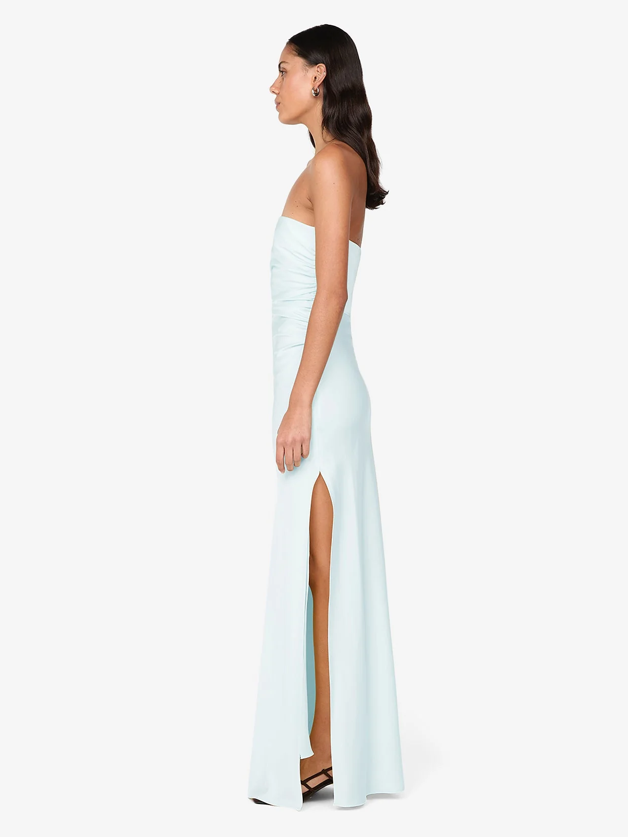 ETERNITY STRAPLESS MAXI DRESS - ARCTIC BLUE - Image 4