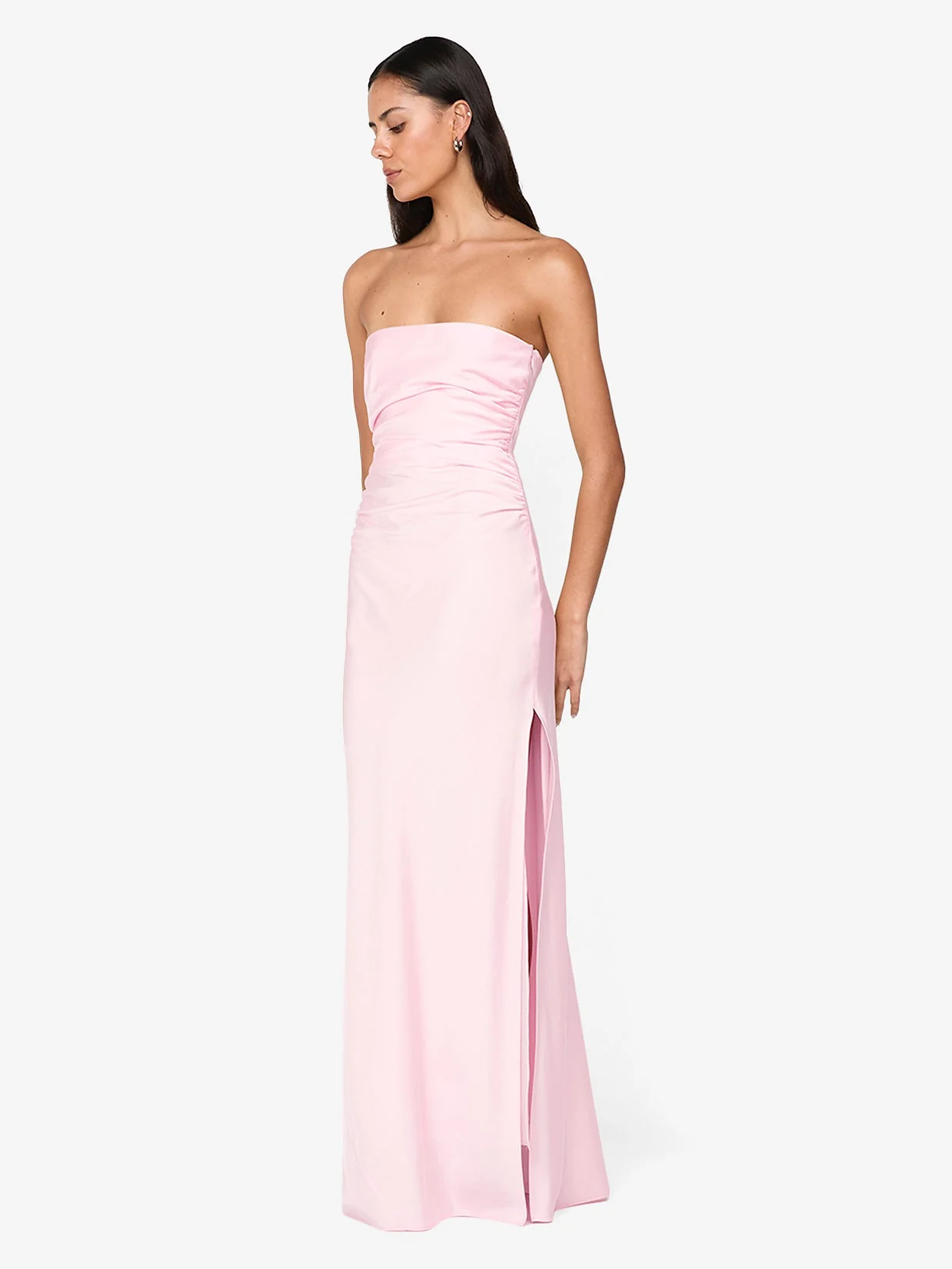 ETERNITY STRAPLESS MAXI DRESS - POWDER PINK - Image 3
